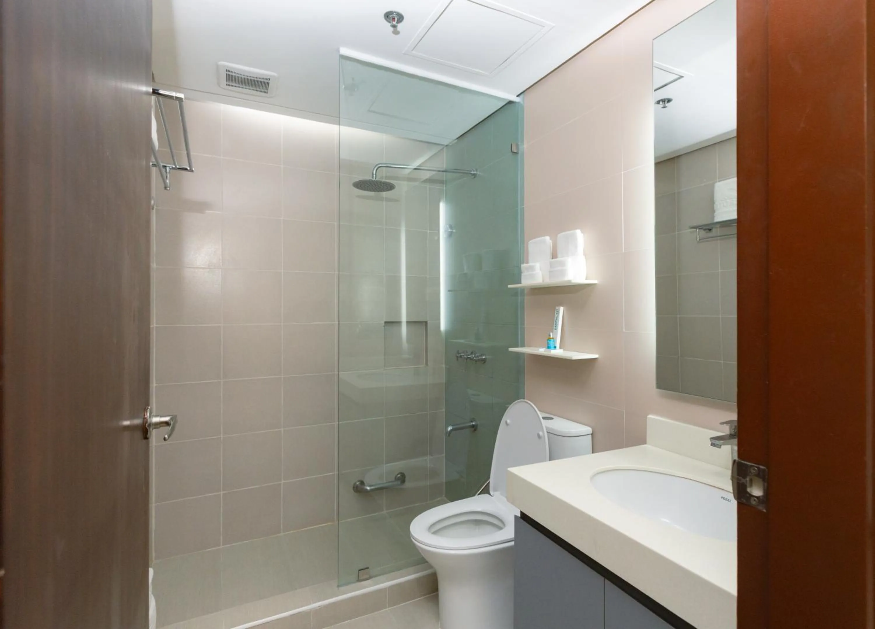 Bathroom in Microtel by Wyndham General Santos