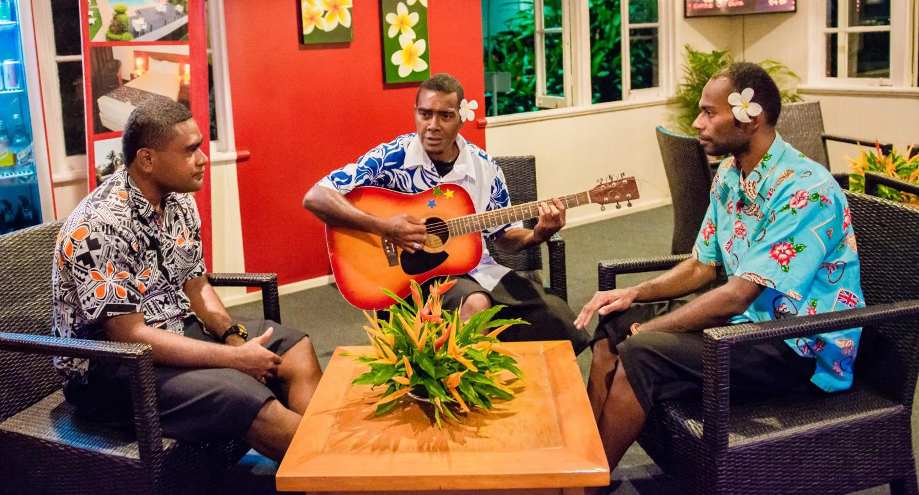 People in Tanoa Rakiraki Hotel