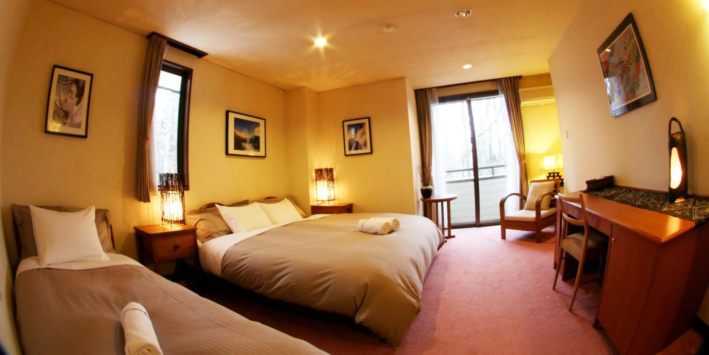 Bed in Morino Lodge - Hakuba