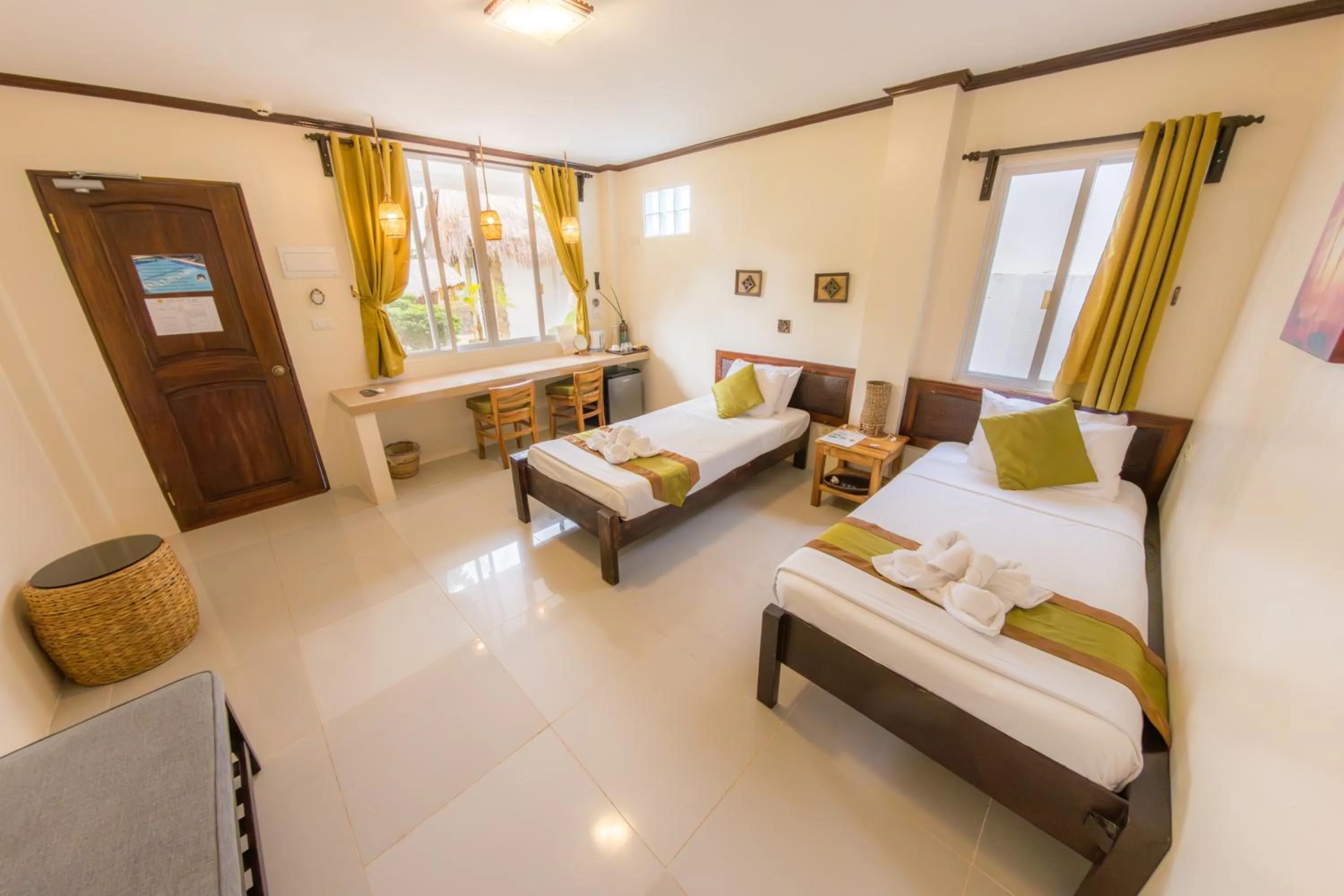 Bed in Palms Cove Resort