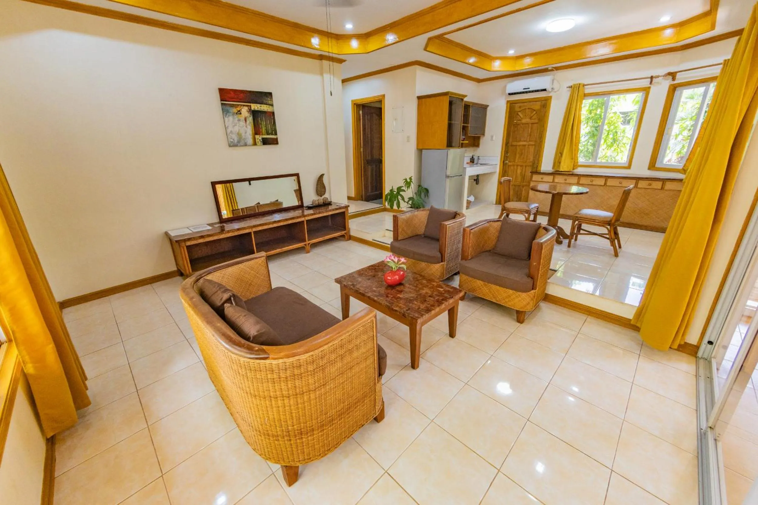 Living room in Palms Cove Resort