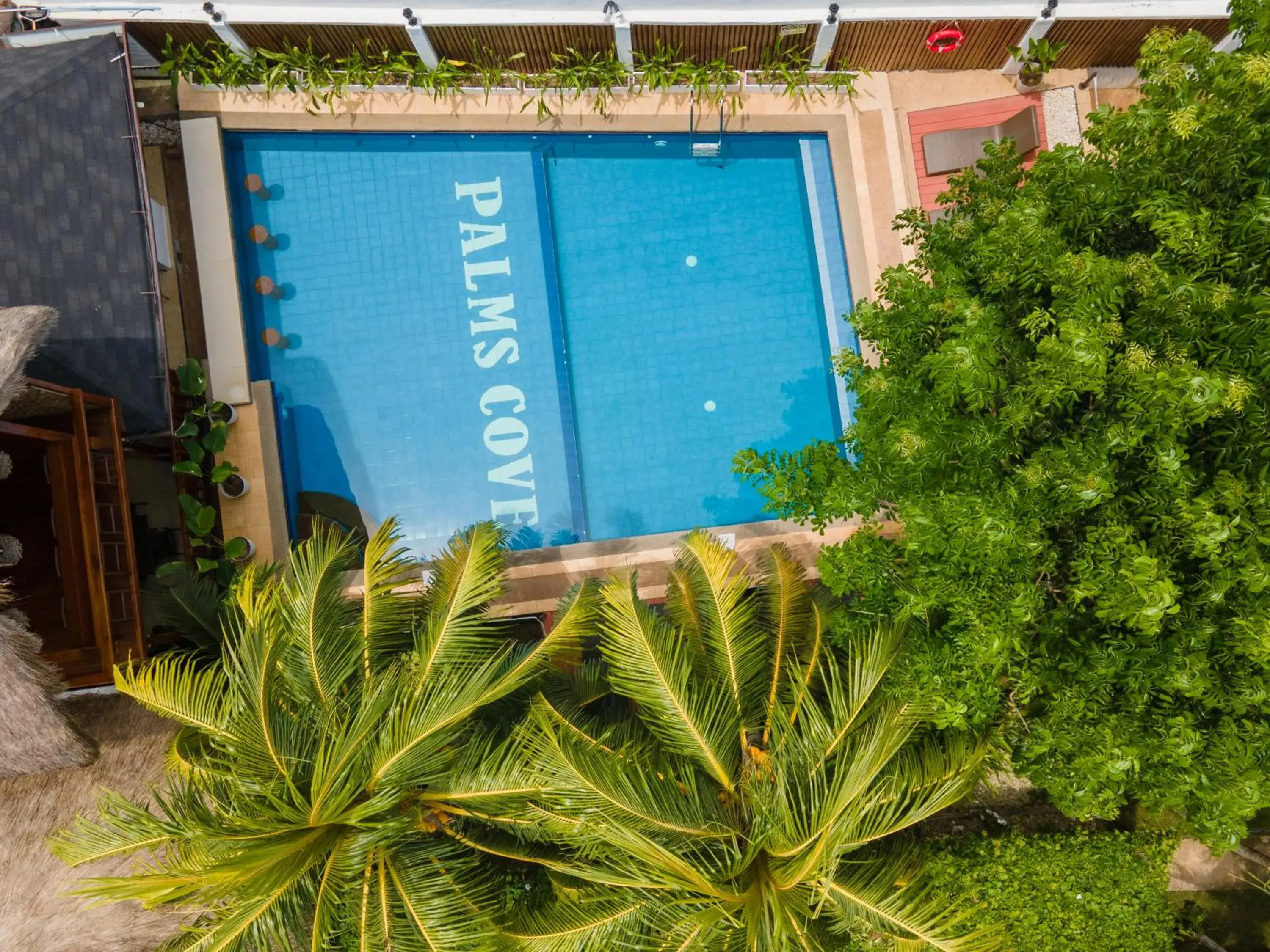 Pool view in Palms Cove Resort Pool view in Palms Cove Resort