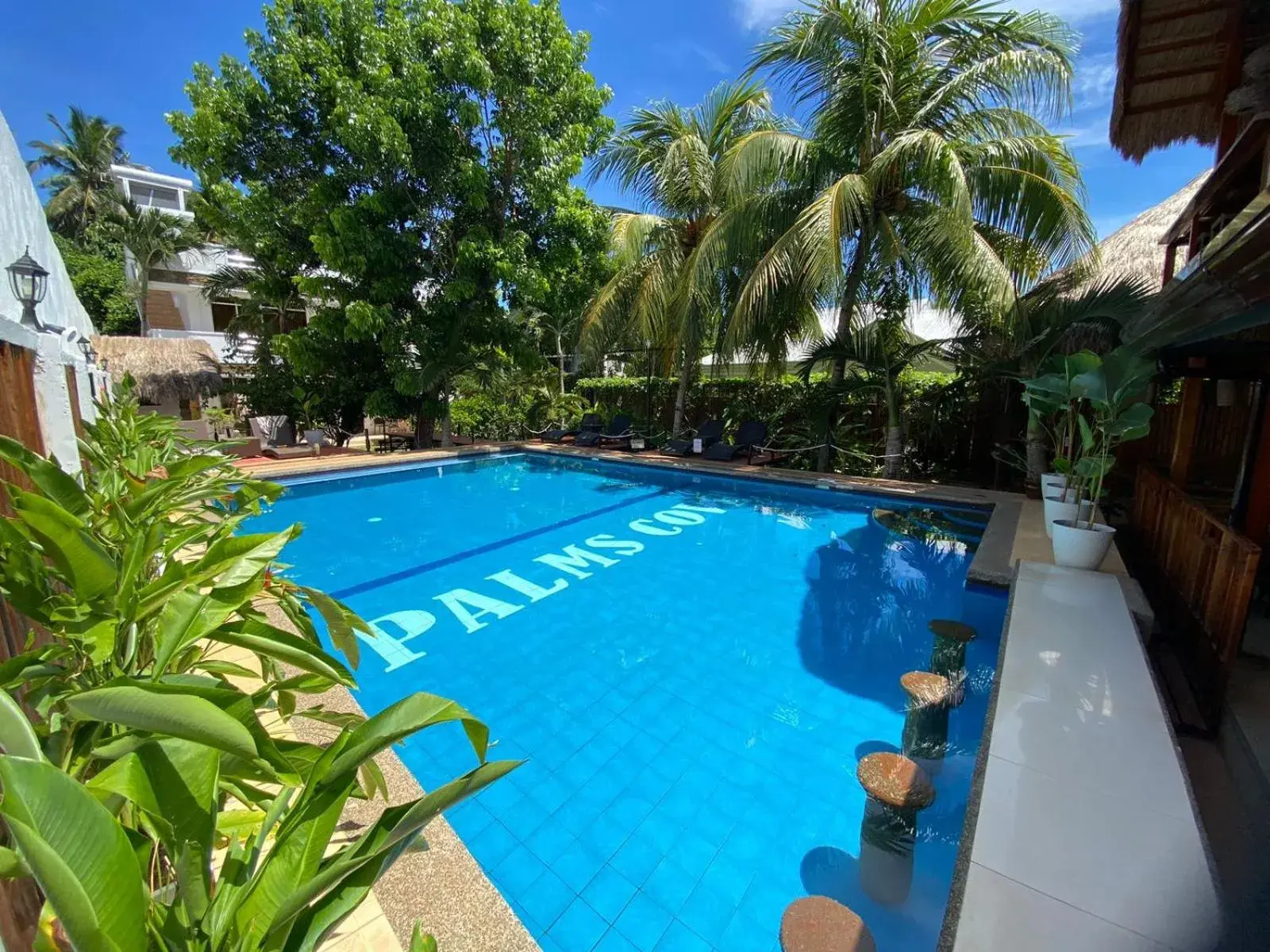 Pool view in Palms Cove Resort Pool view in Palms Cove Resort