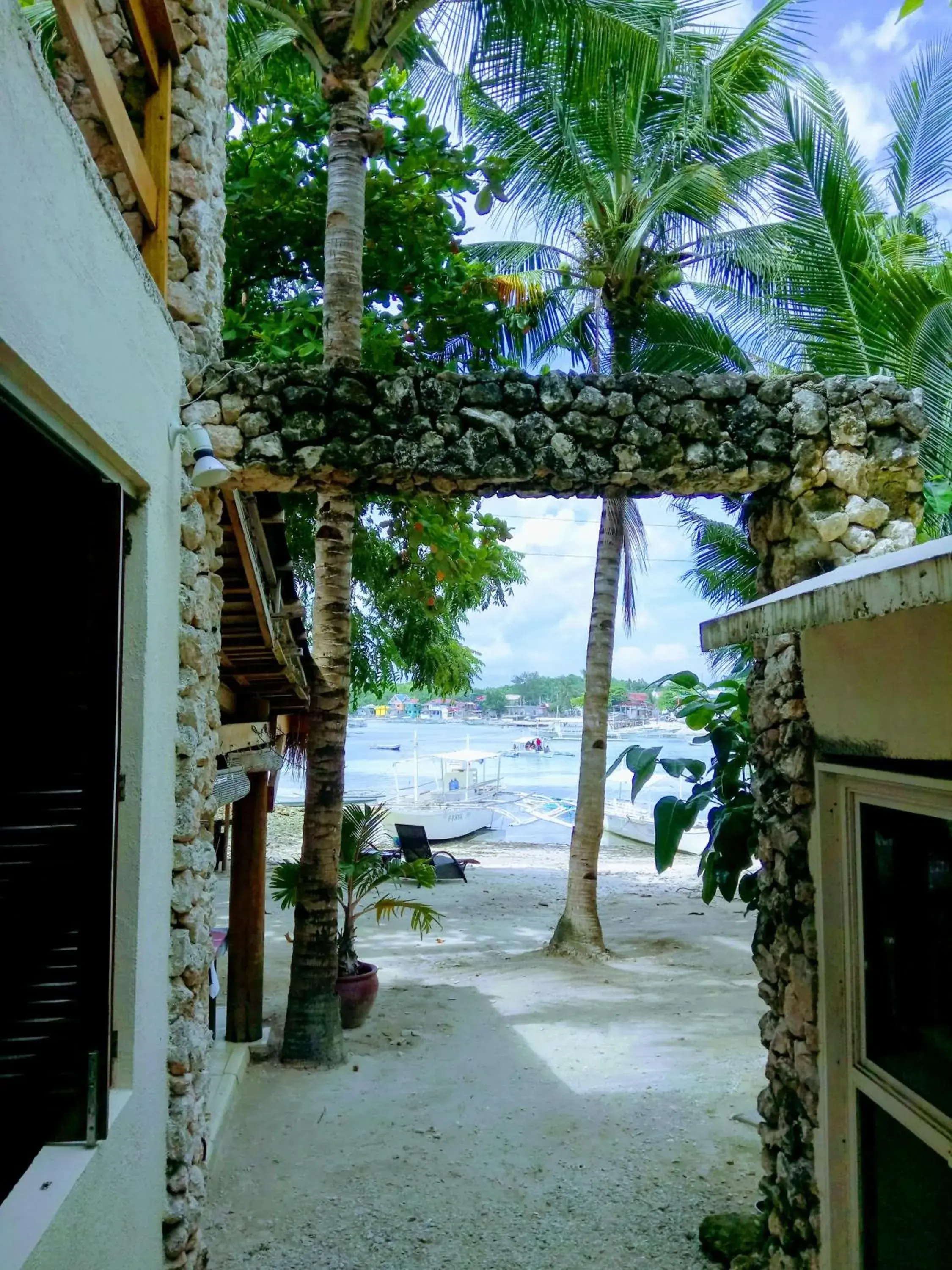 Facade/entrance in Angelina Beach Resort & Italian Restaurant Malapascua Facade/entrance in Angelina Beach Resort & Italian Restaurant Malapascua