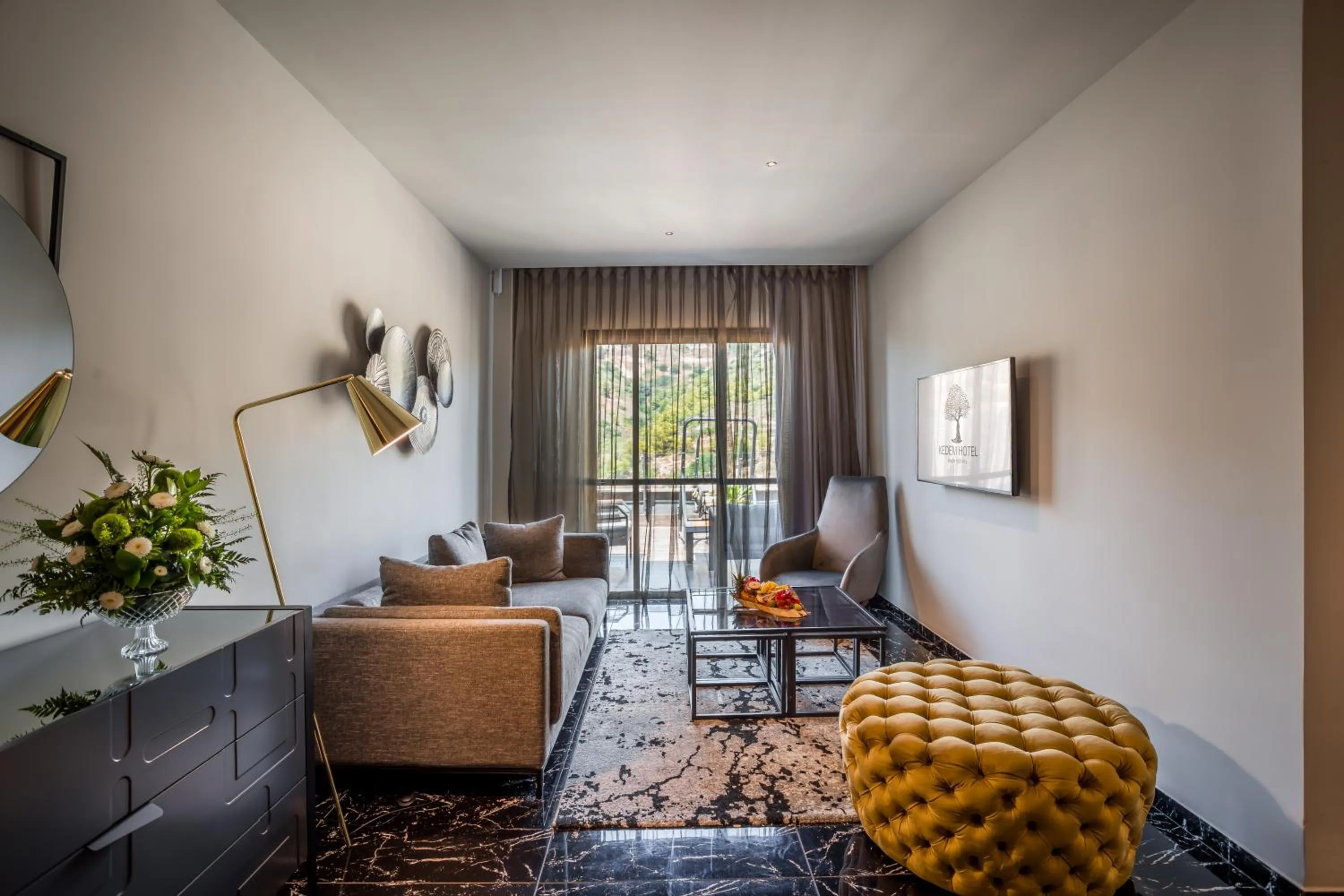 Seating area in Kedem Hotel - Adults Only