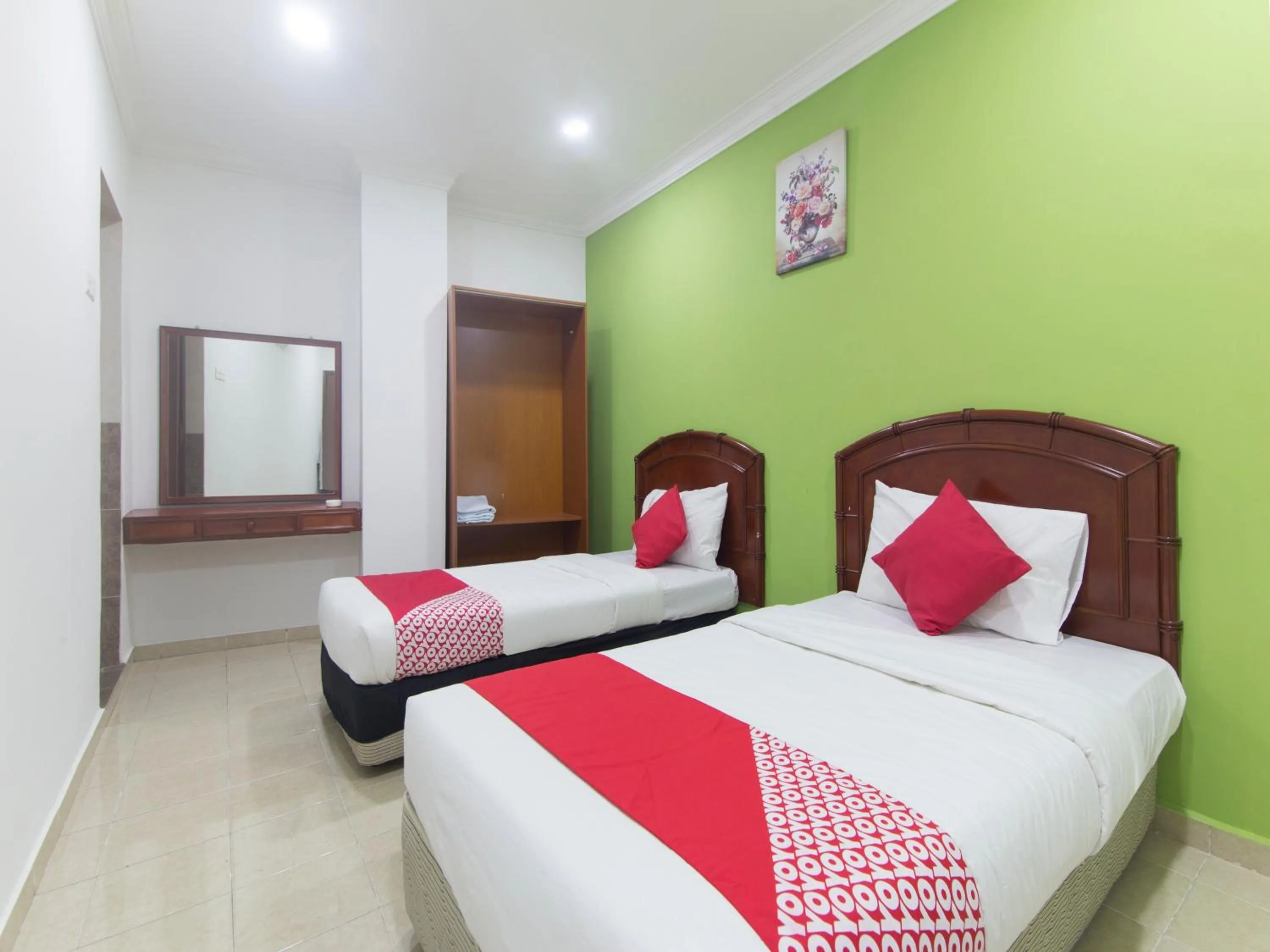 Bedroom in OYO 805 Hotel Run Star