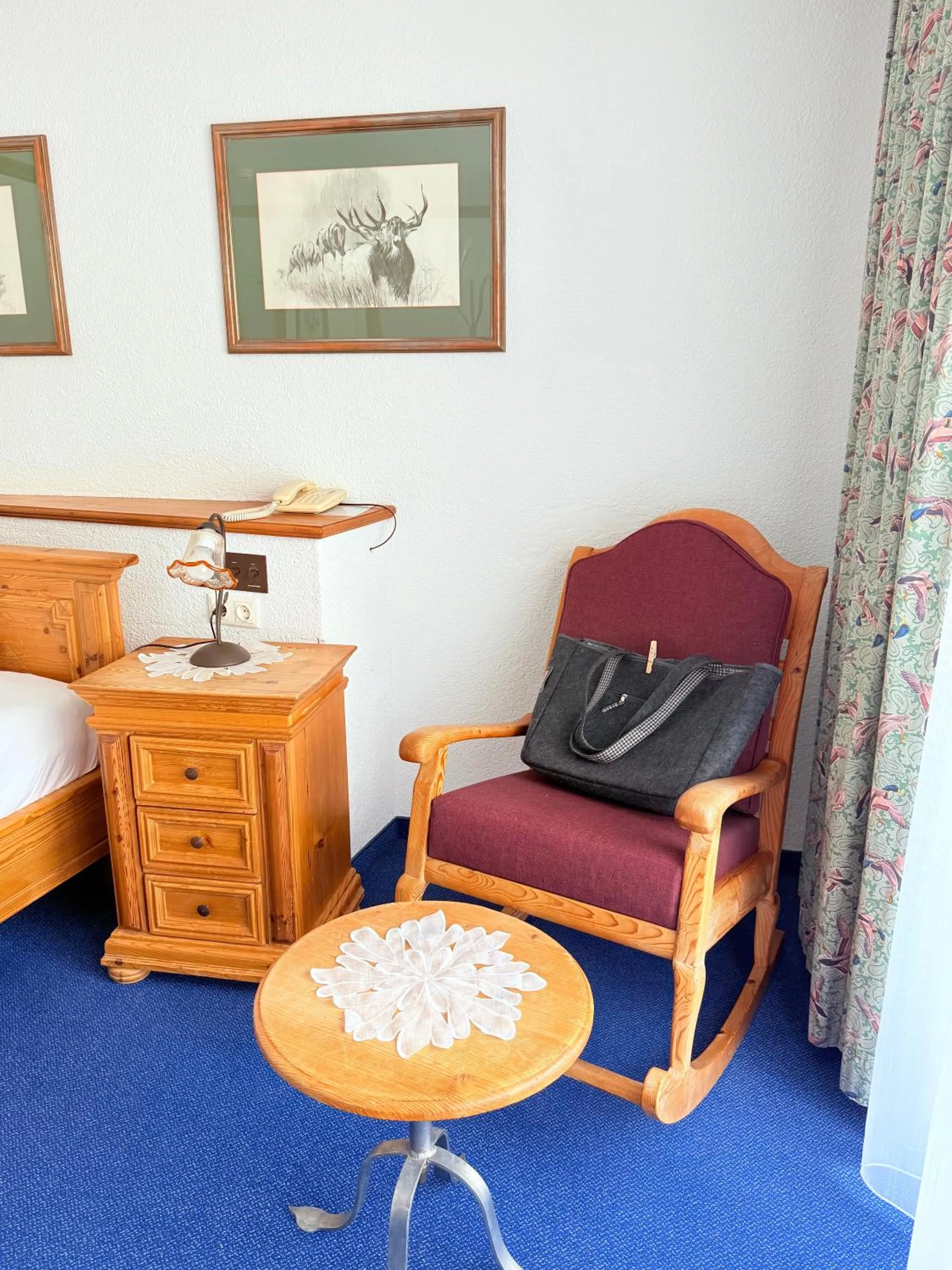 Bed in Hotel Achentalerhof