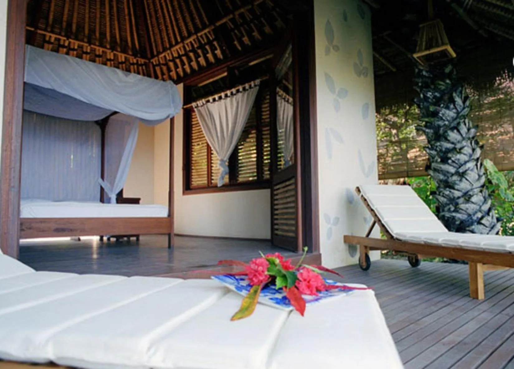 Balcony/Terrace in Seraya Shores Bali