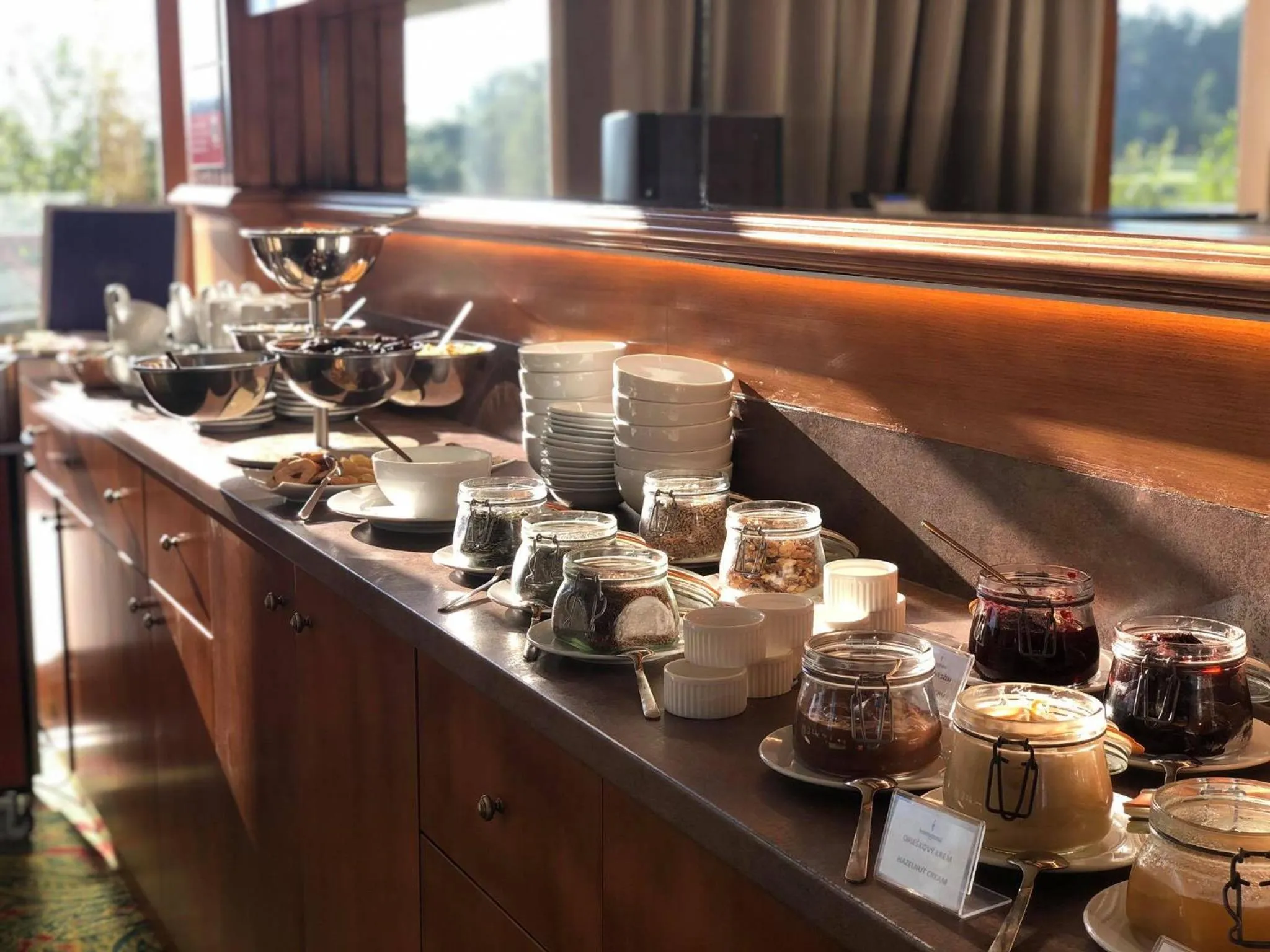 Food close-up in Hotel International