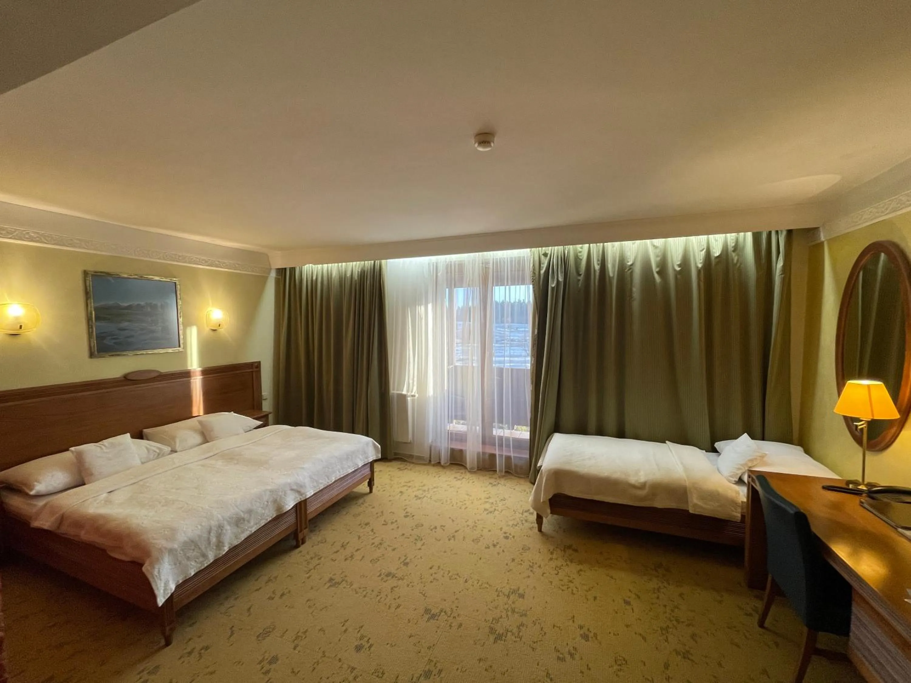 Bed in Hotel International