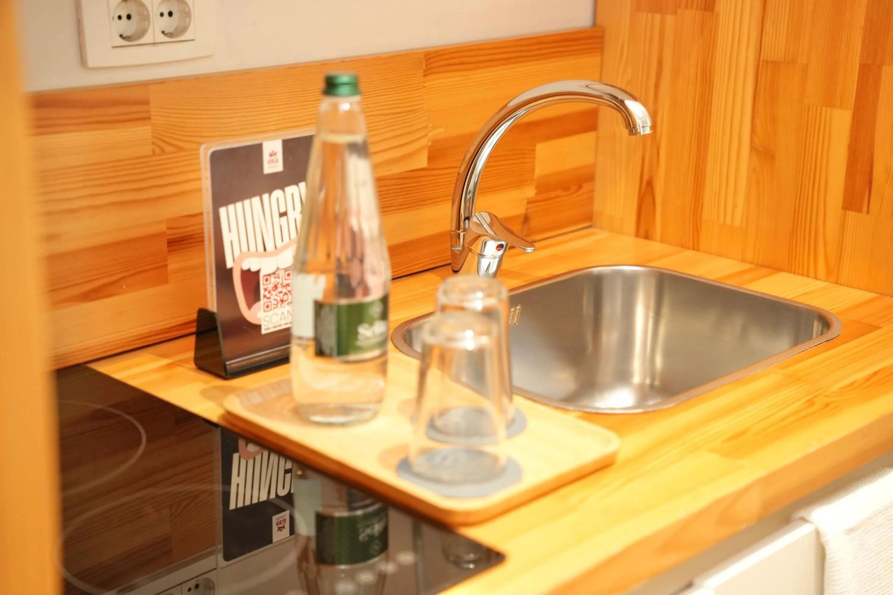 Kitchen or kitchenette in Rooftop Tirana