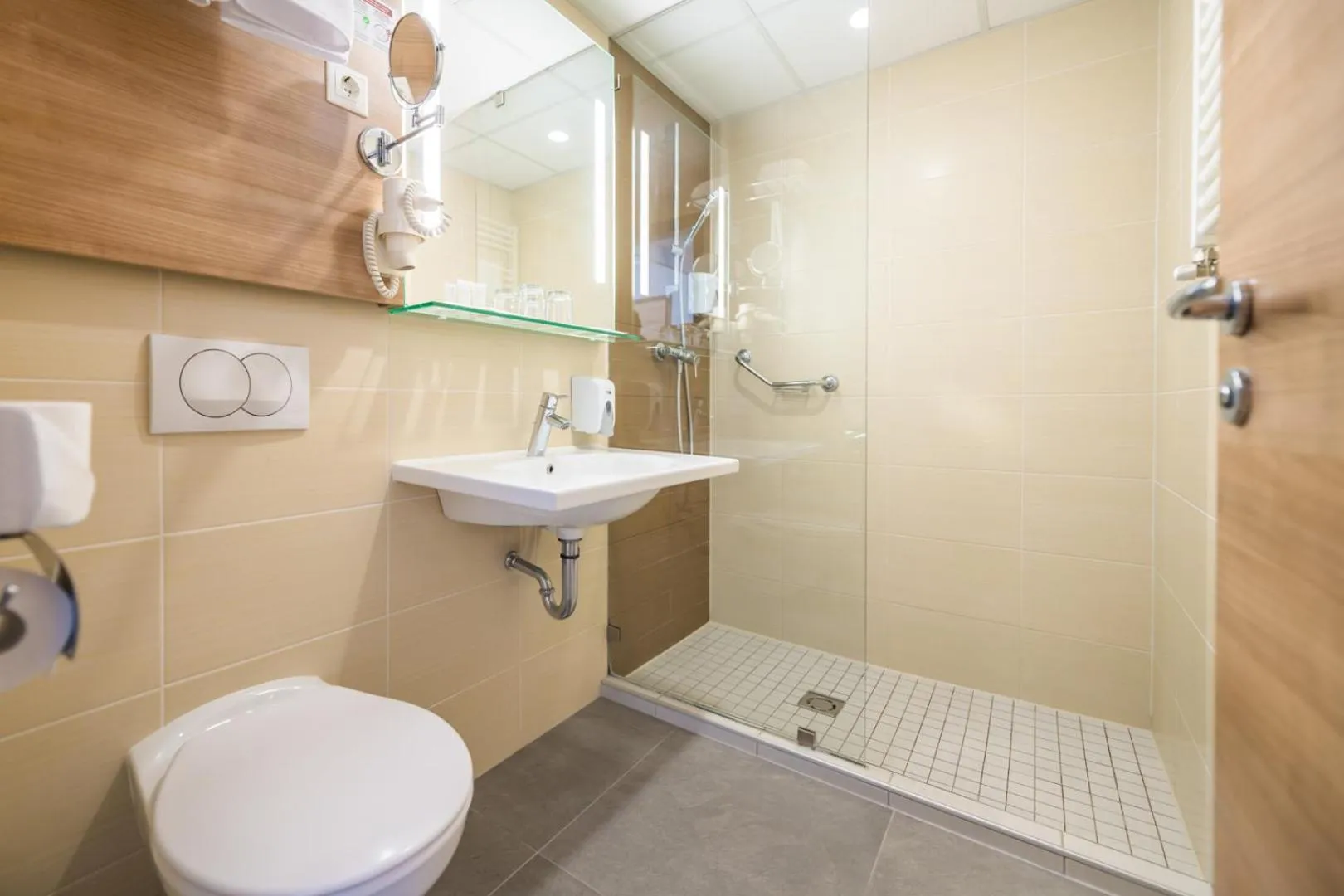 Shower in Expo Tower by Mellow Mood Hotels