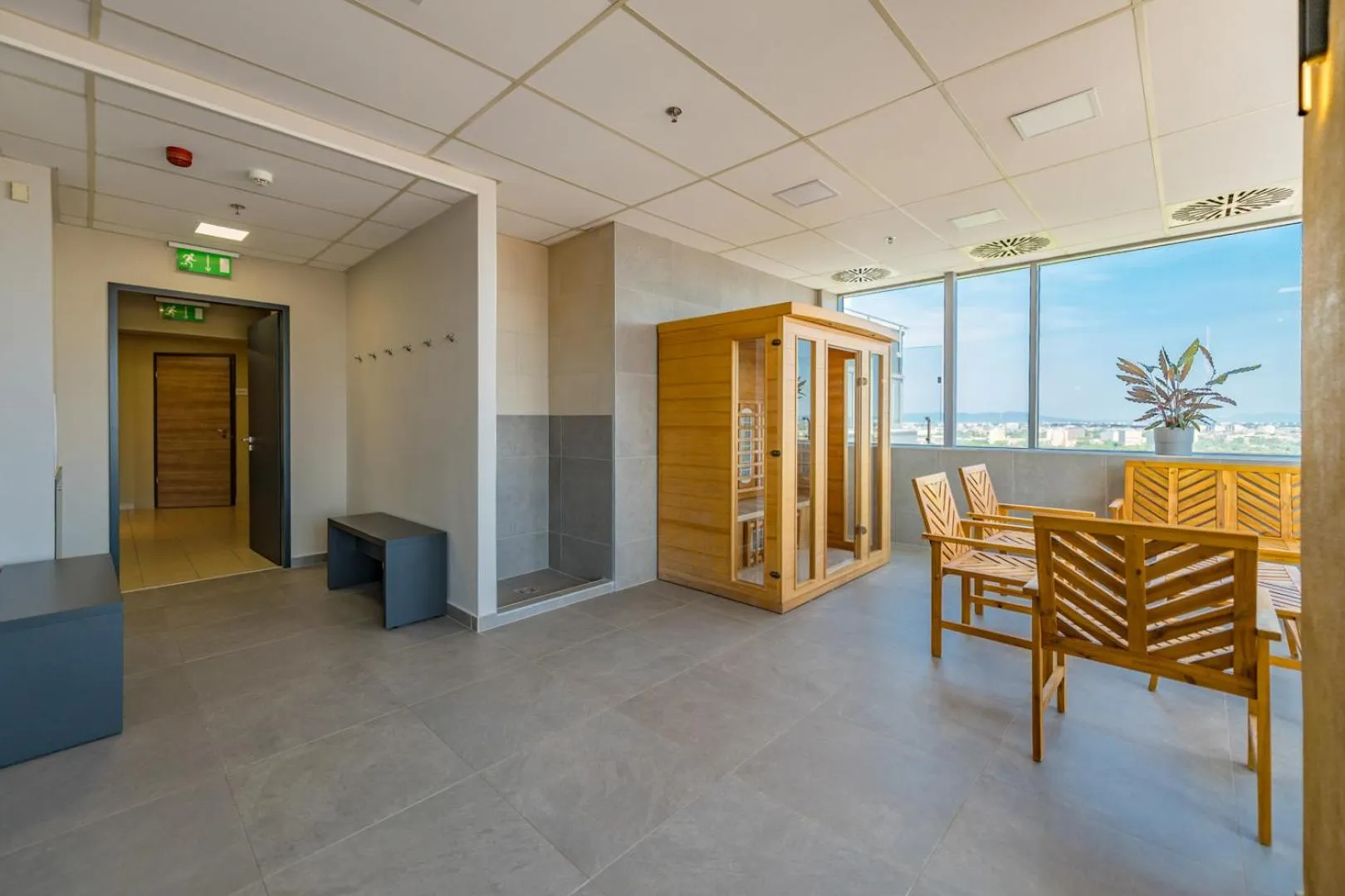 Sauna in Expo Tower by Mellow Mood Hotels