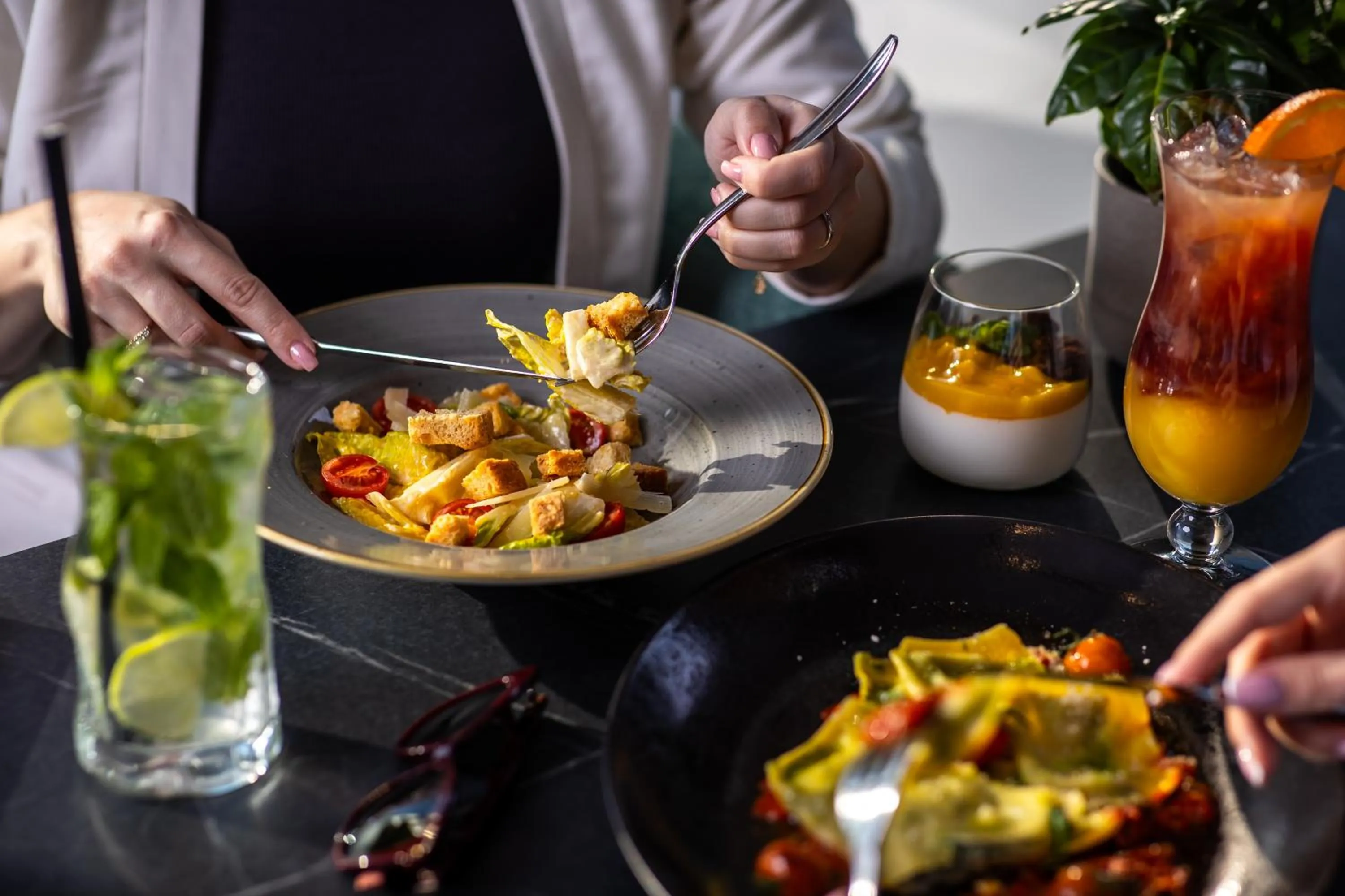 Restaurant/places to eat in Expo Tower by Mellow Mood Hotels