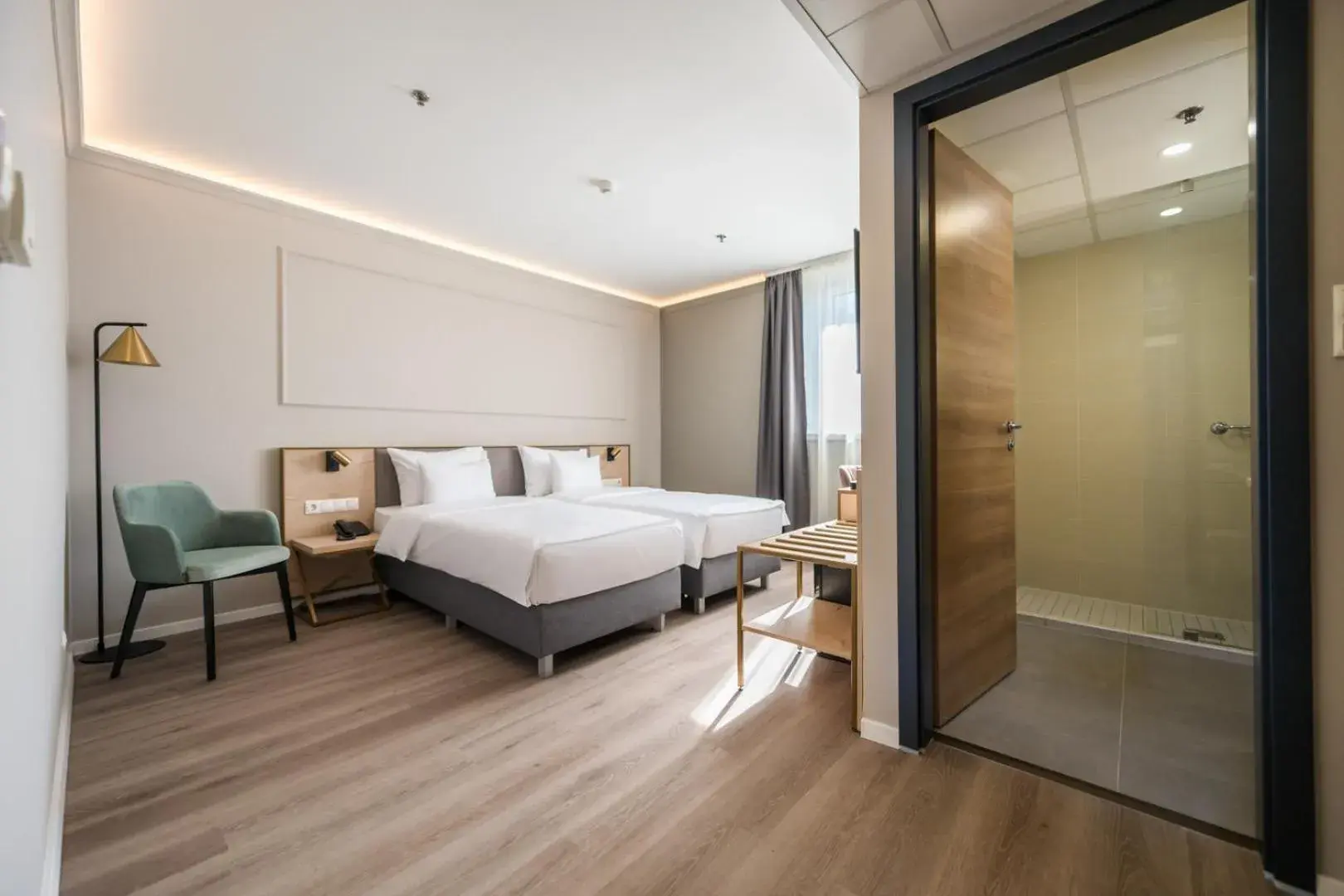 Bed in Expo Tower by Mellow Mood Hotels Bed in Expo Tower by Mellow Mood Hotels