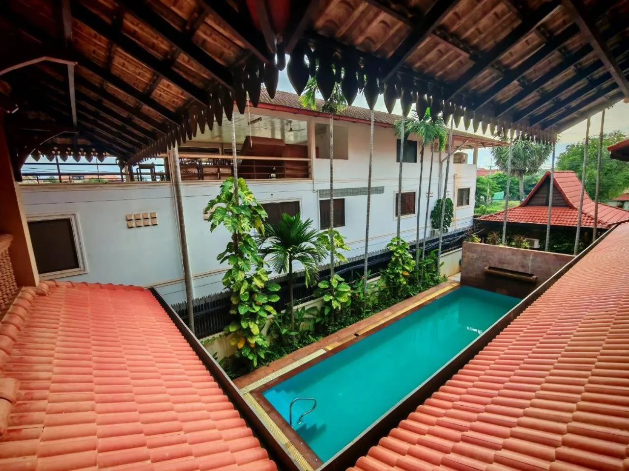 Pool view in Shining Angkor Apartment Hotel