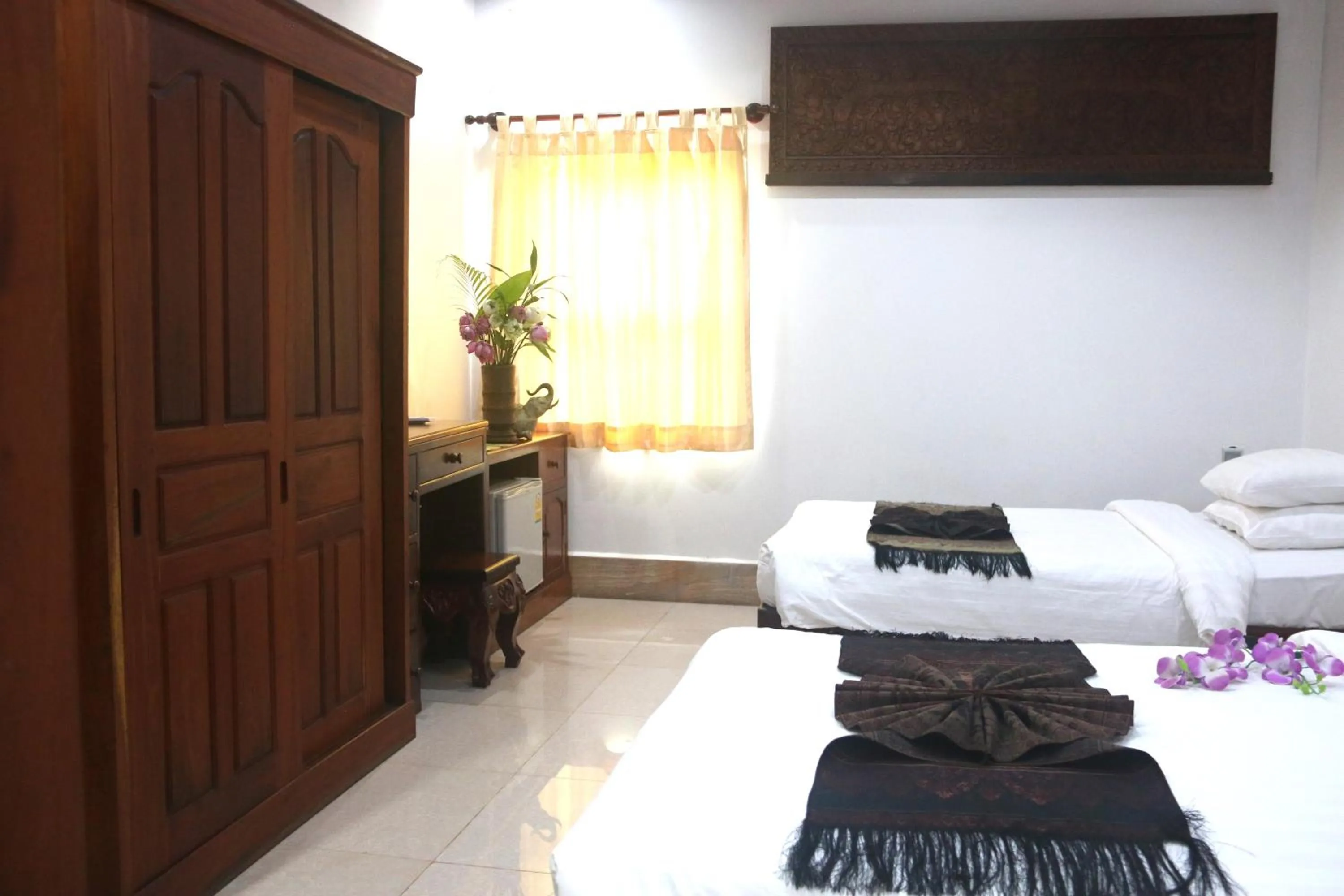 Bedroom, Bed in Shining Angkor Apartment Hotel