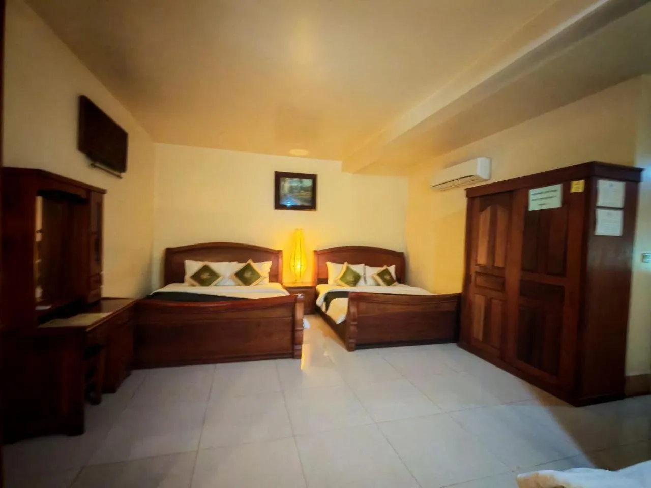 Bedroom, Bed in Shining Angkor Apartment Hotel