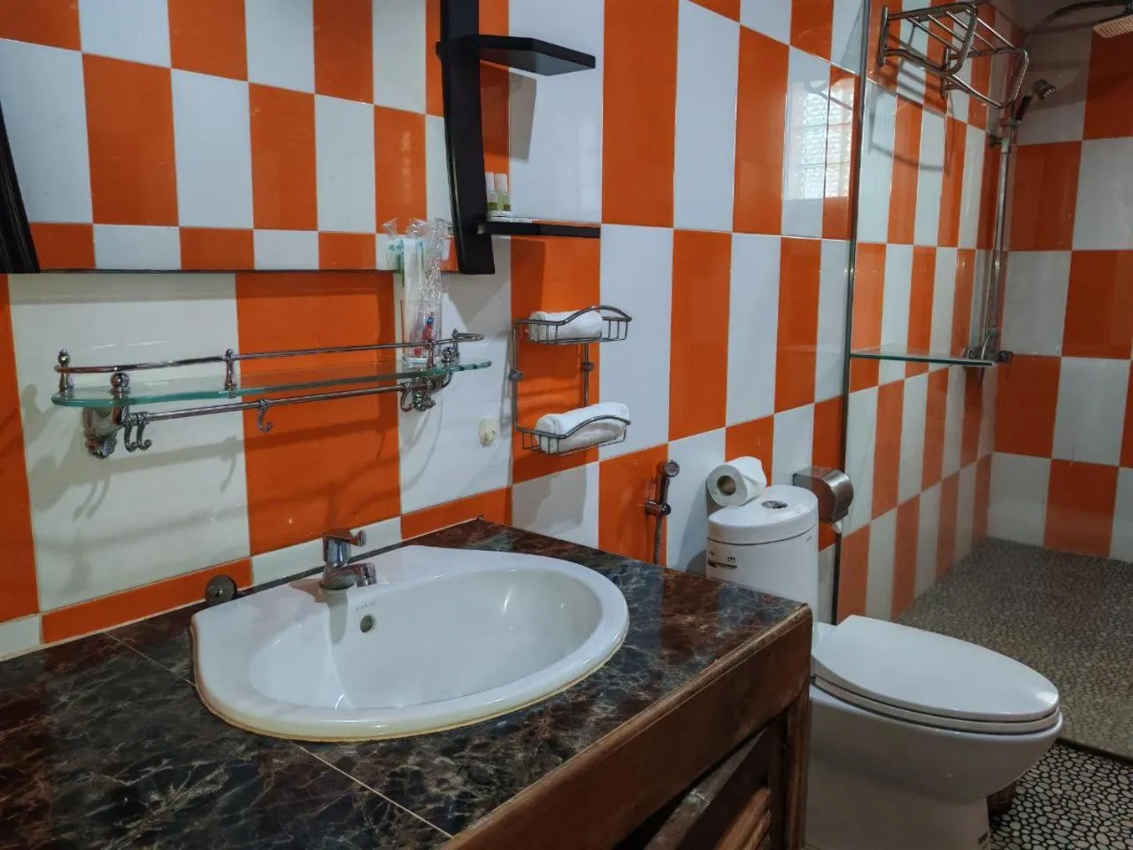 Bathroom in Shining Angkor Apartment Hotel