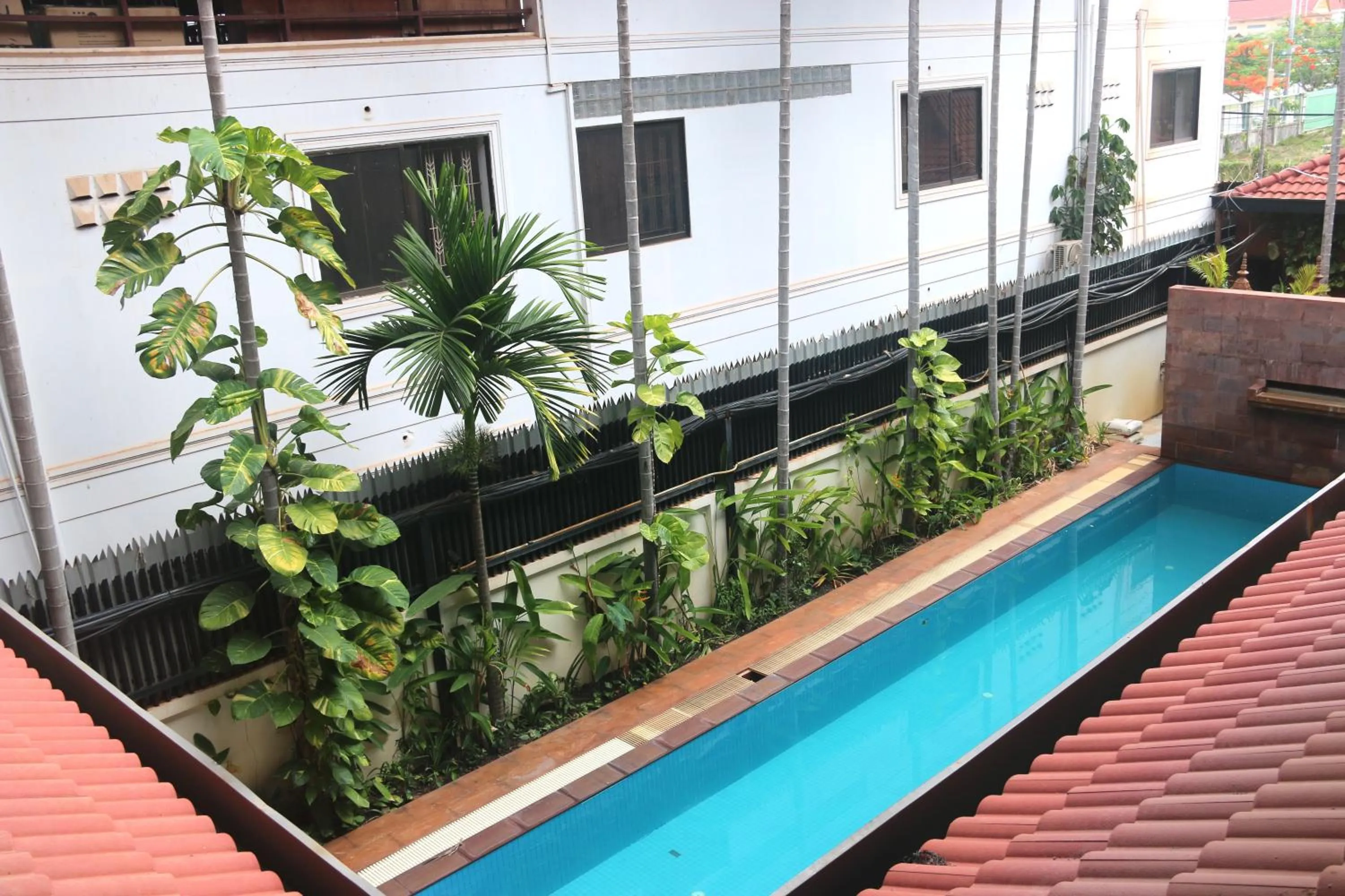 Pool view in Shining Angkor Apartment Hotel