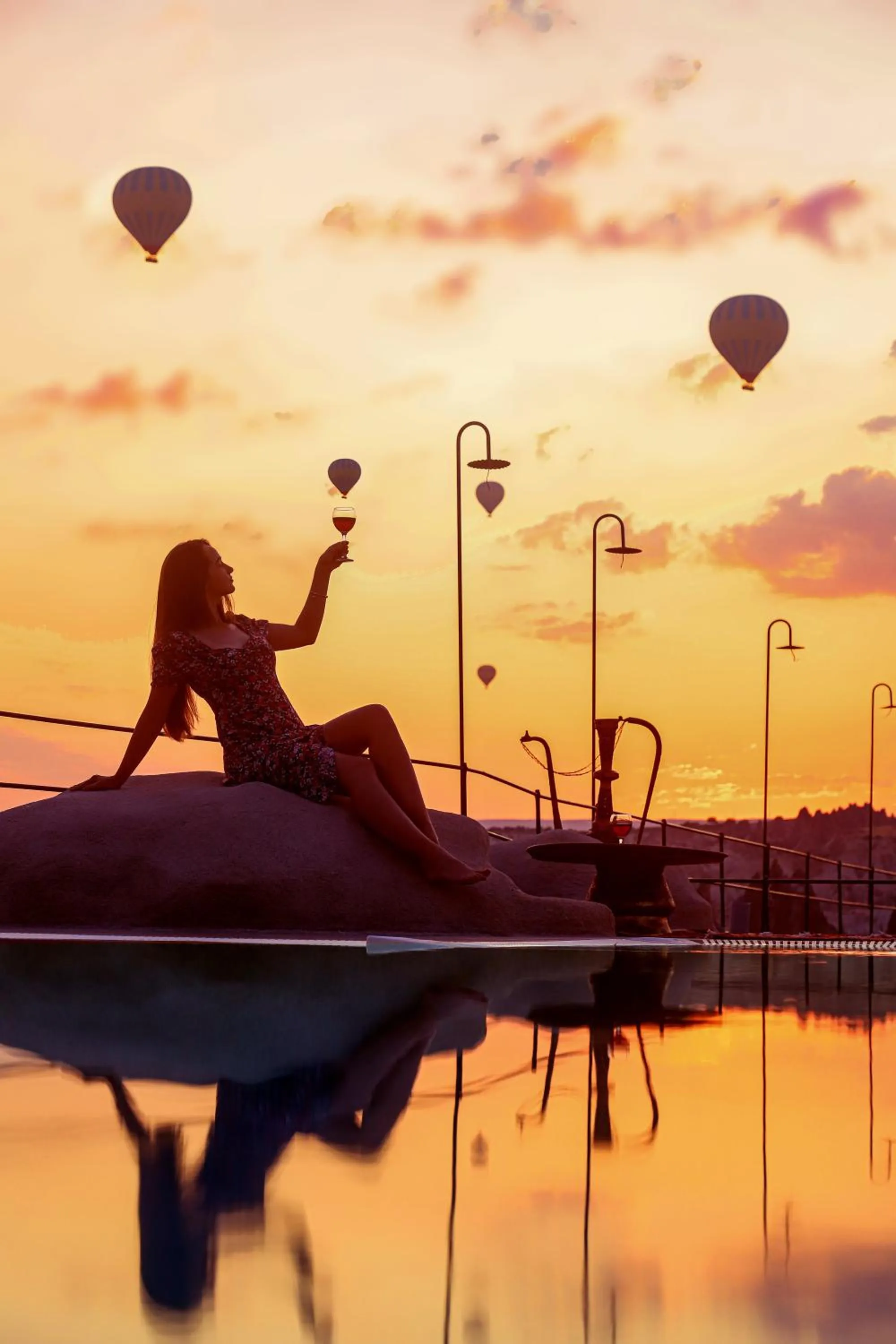 People in Cappadocia Caves Hotel