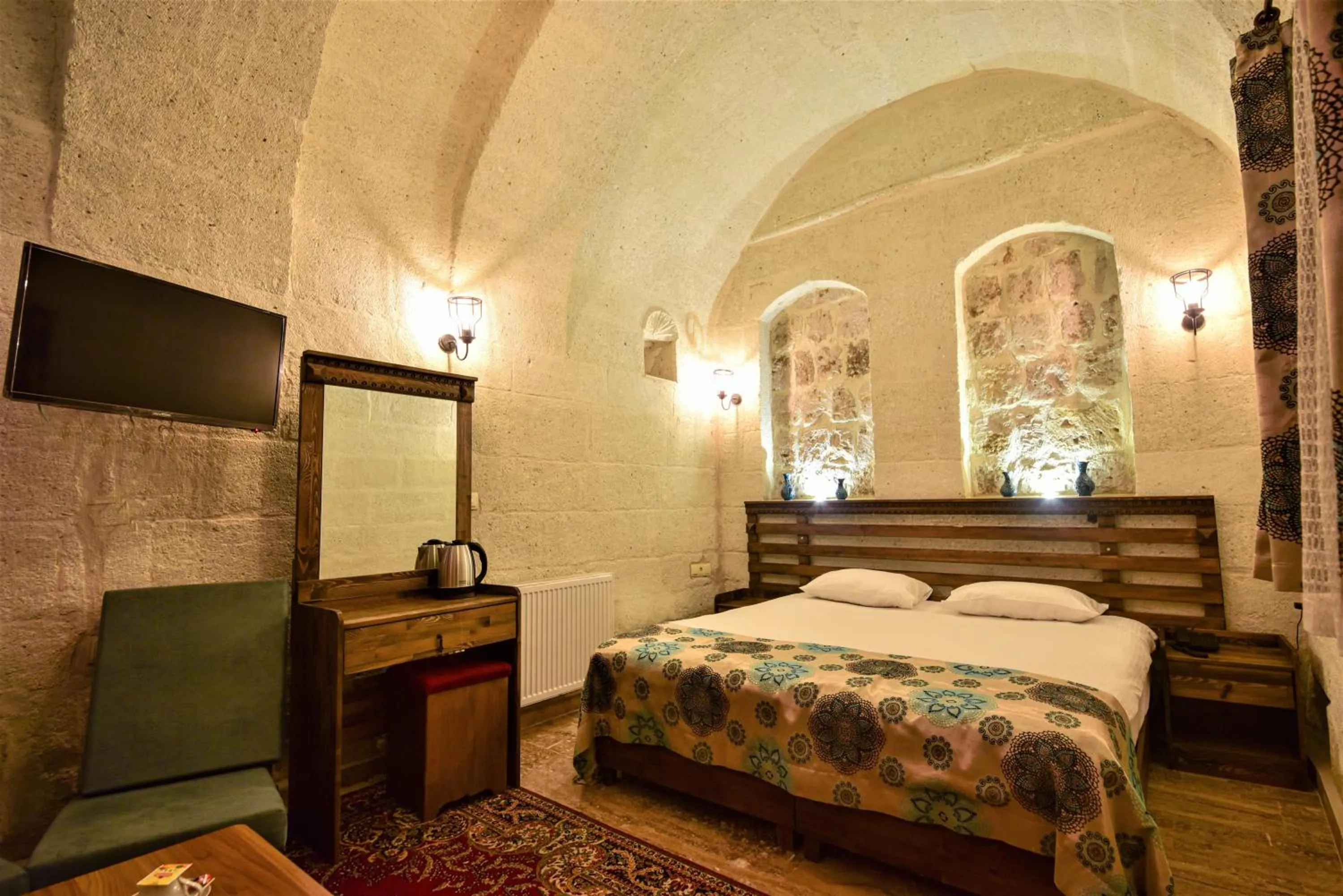 Bedroom, Bed in Cappadocia Caves Hotel