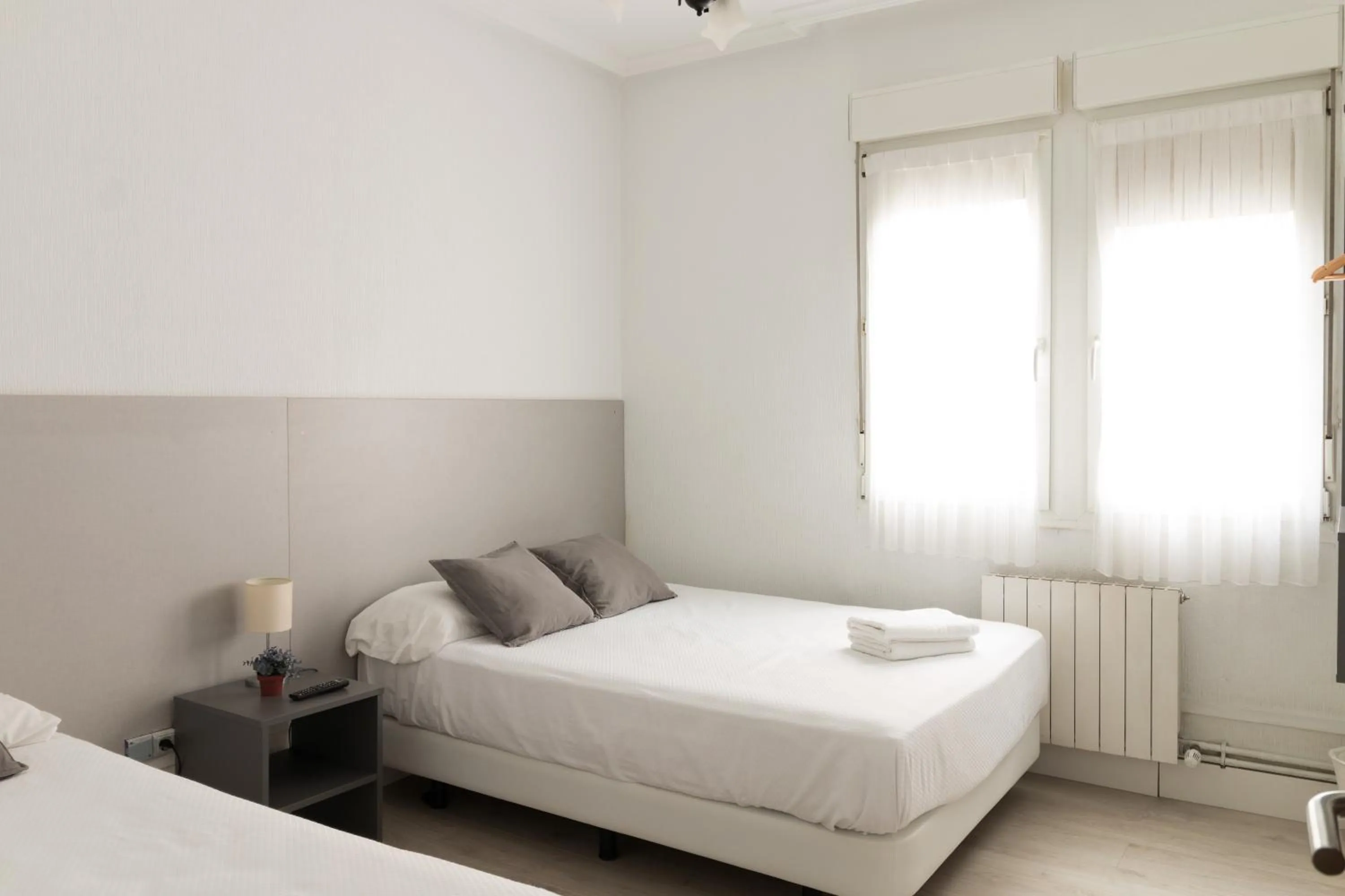 Bed in Pensión Arias