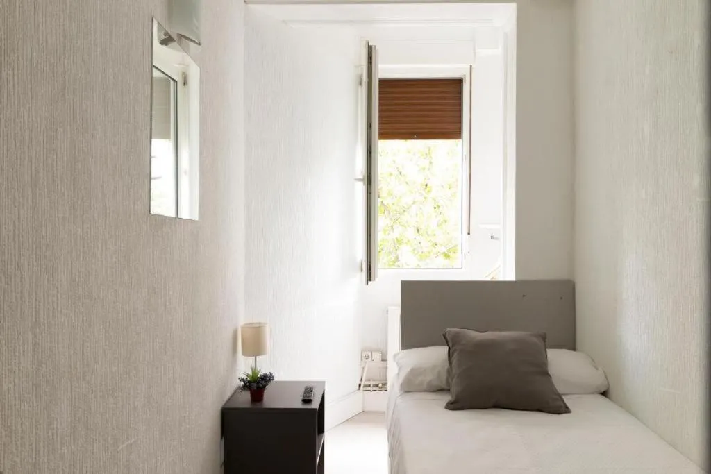 Bed in Pensión Arias