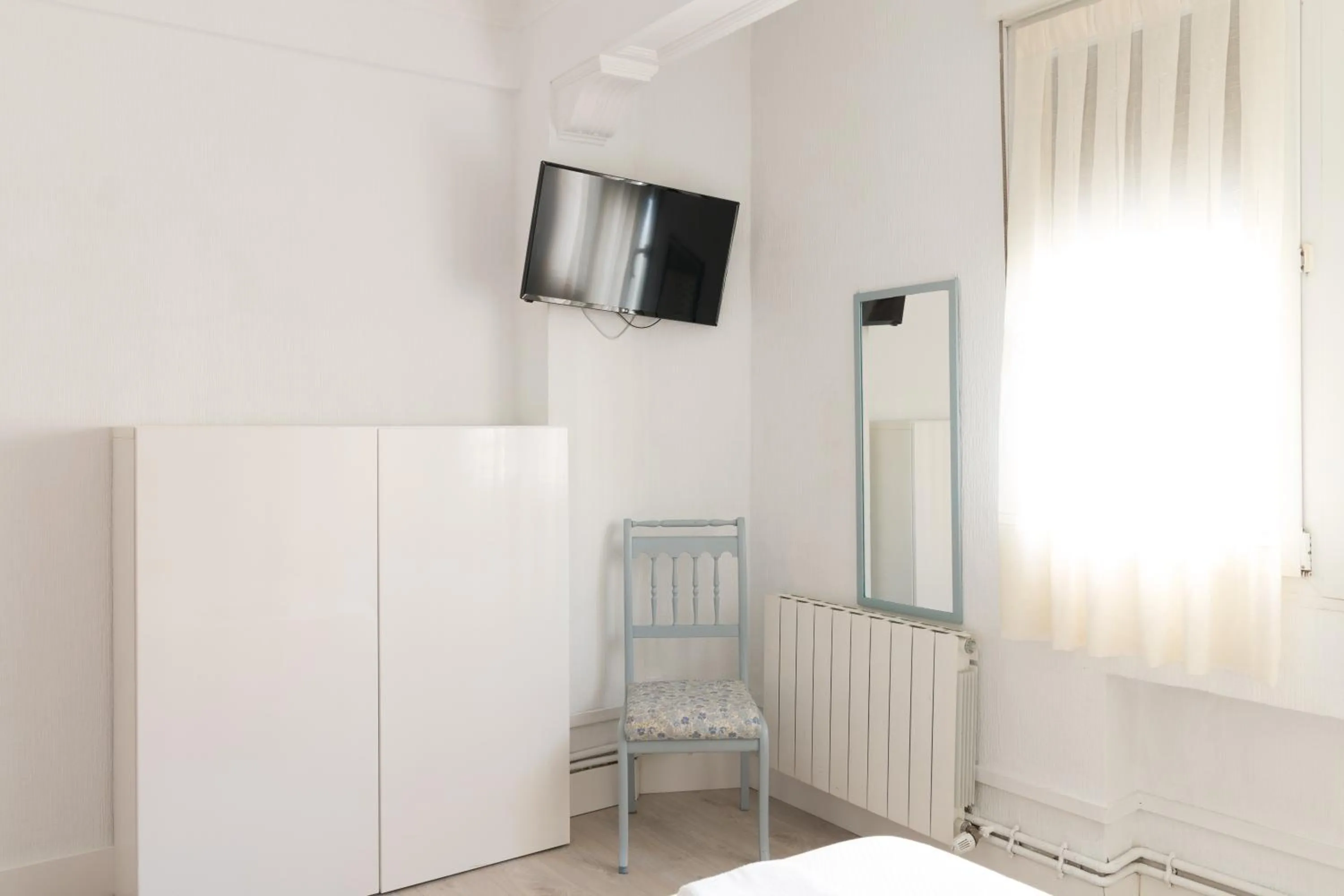 Bed in Pensión Arias