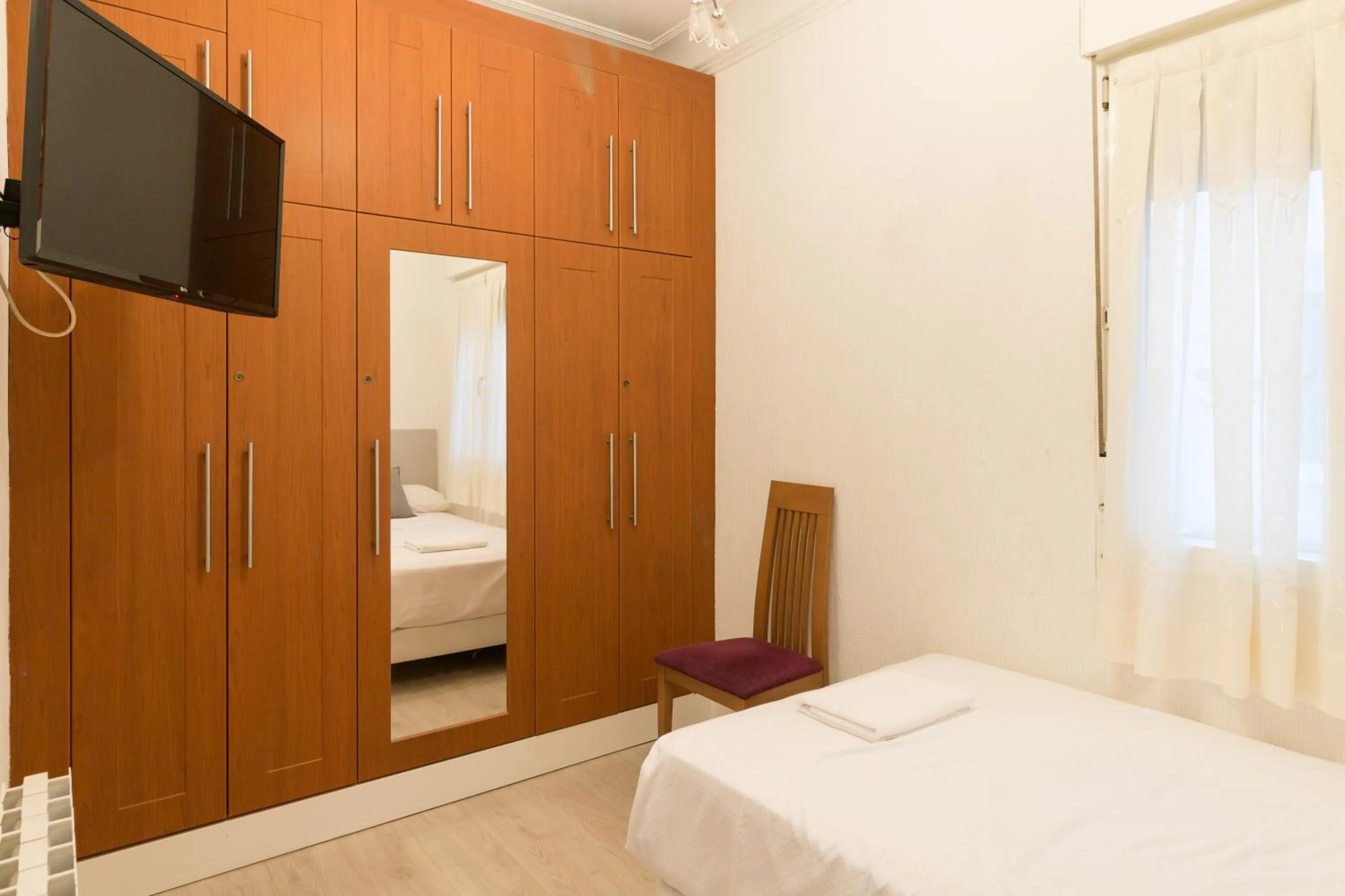 Bed in Pensión Arias