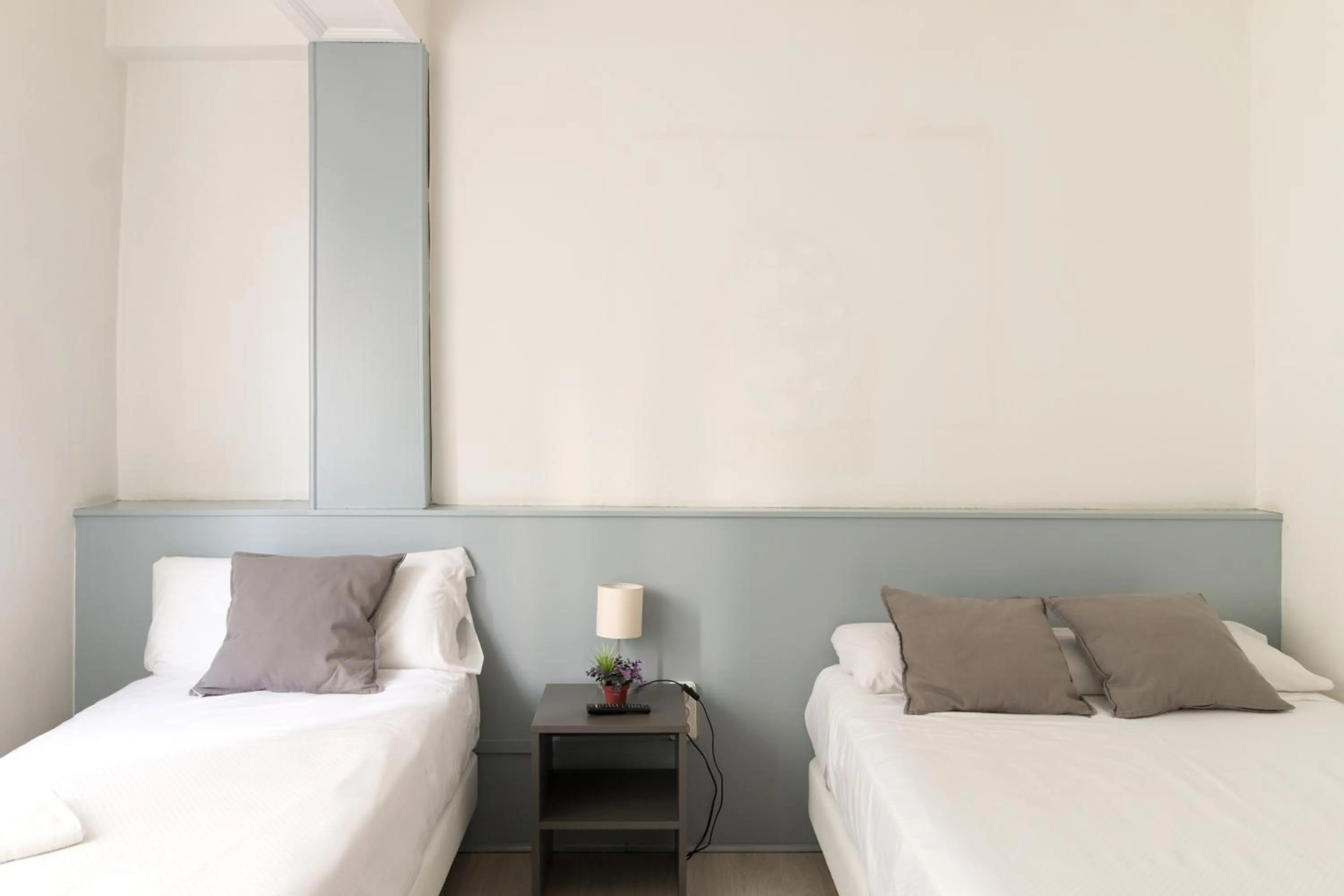 Bed in Pensión Arias