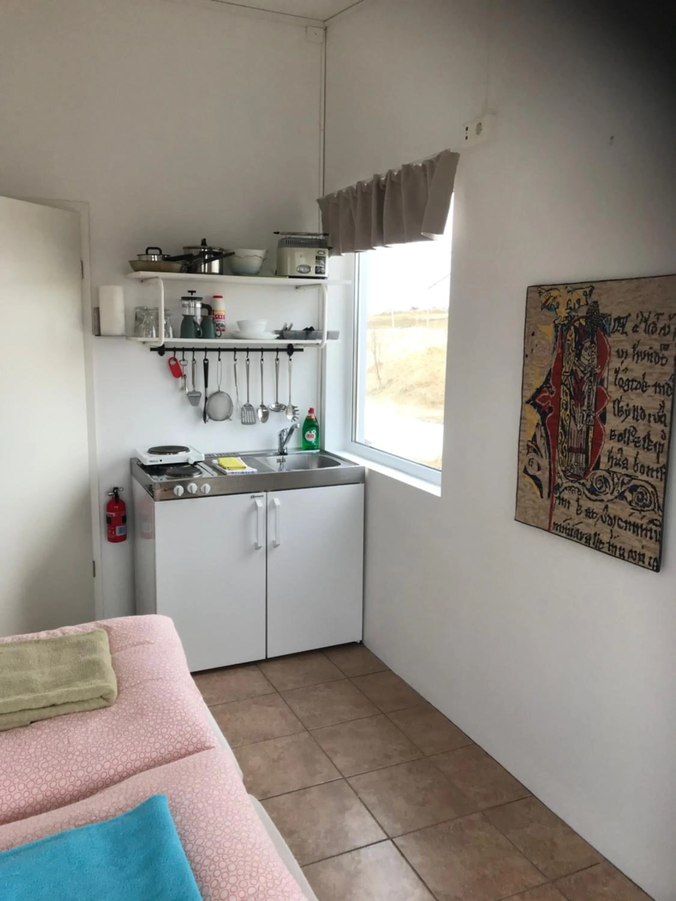 Kitchen or kitchenette in Lækjarkot Rooms and Cottages with Kitchen
