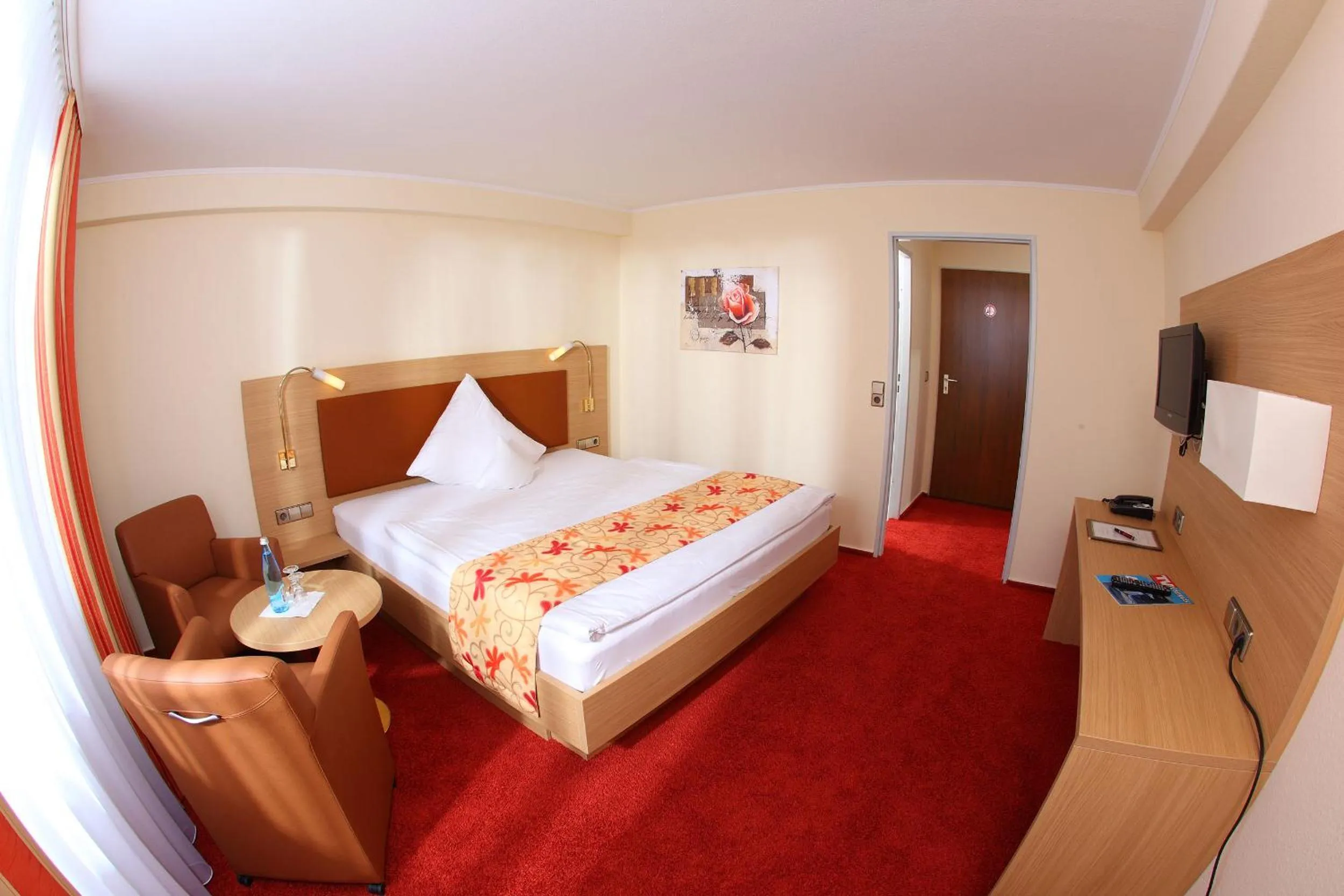 Bed in Hotel Schwanen