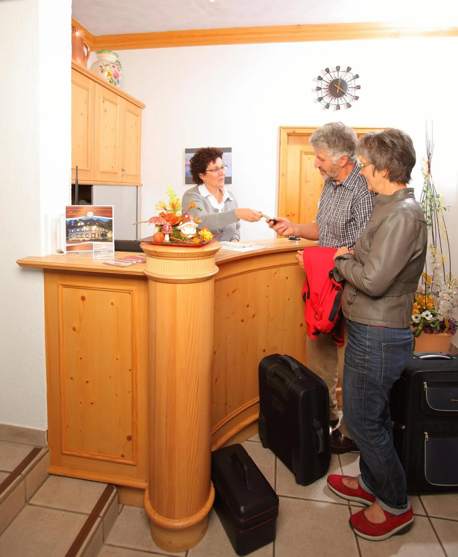 Lobby or reception in Hotel Schwanen
