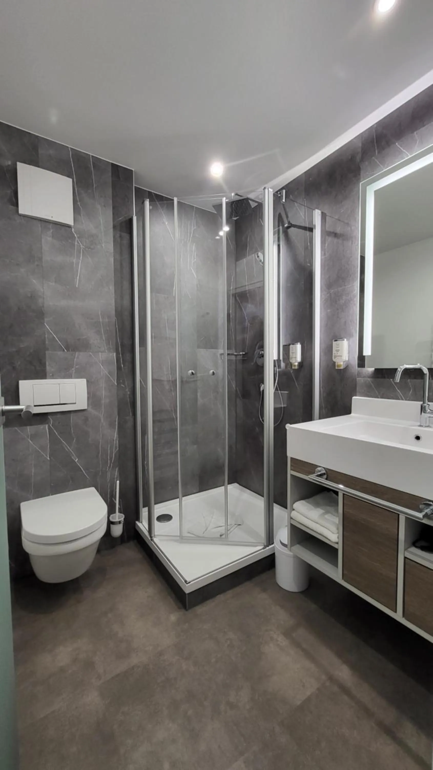 Shower in Hotel Schwanen