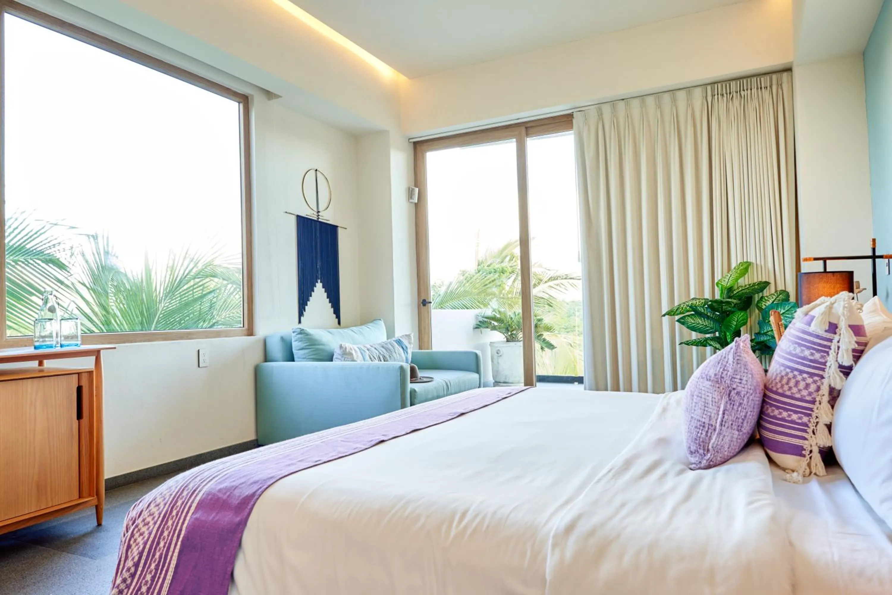 Bed in Hotel Basalto