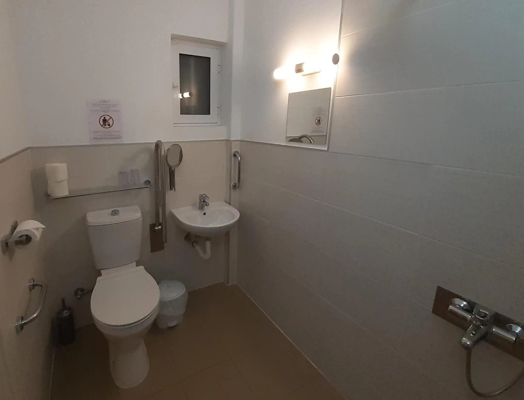 Shower in Delphini Studios - for the disabled