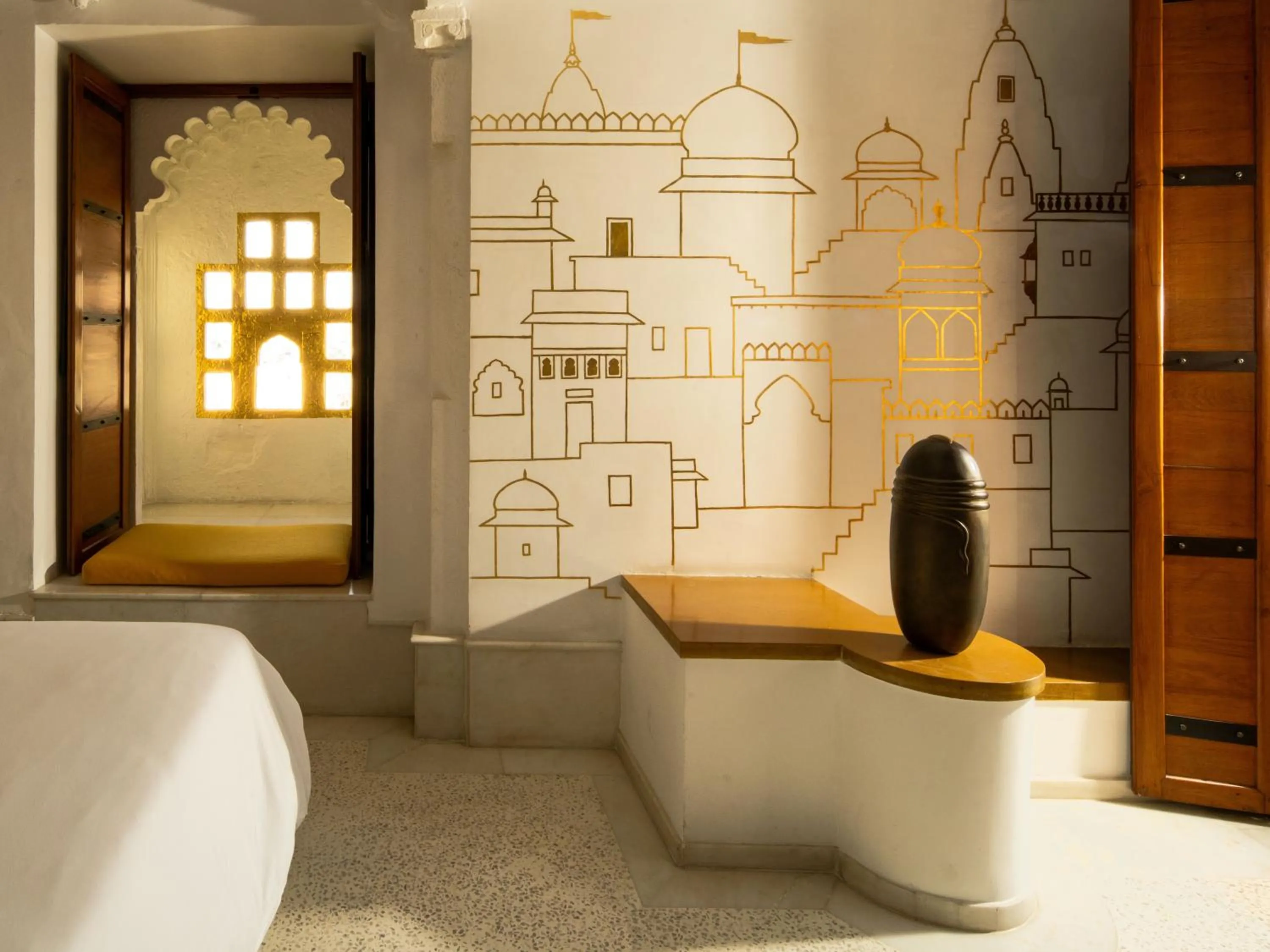 Bedroom, Bed in RAAS Devigarh