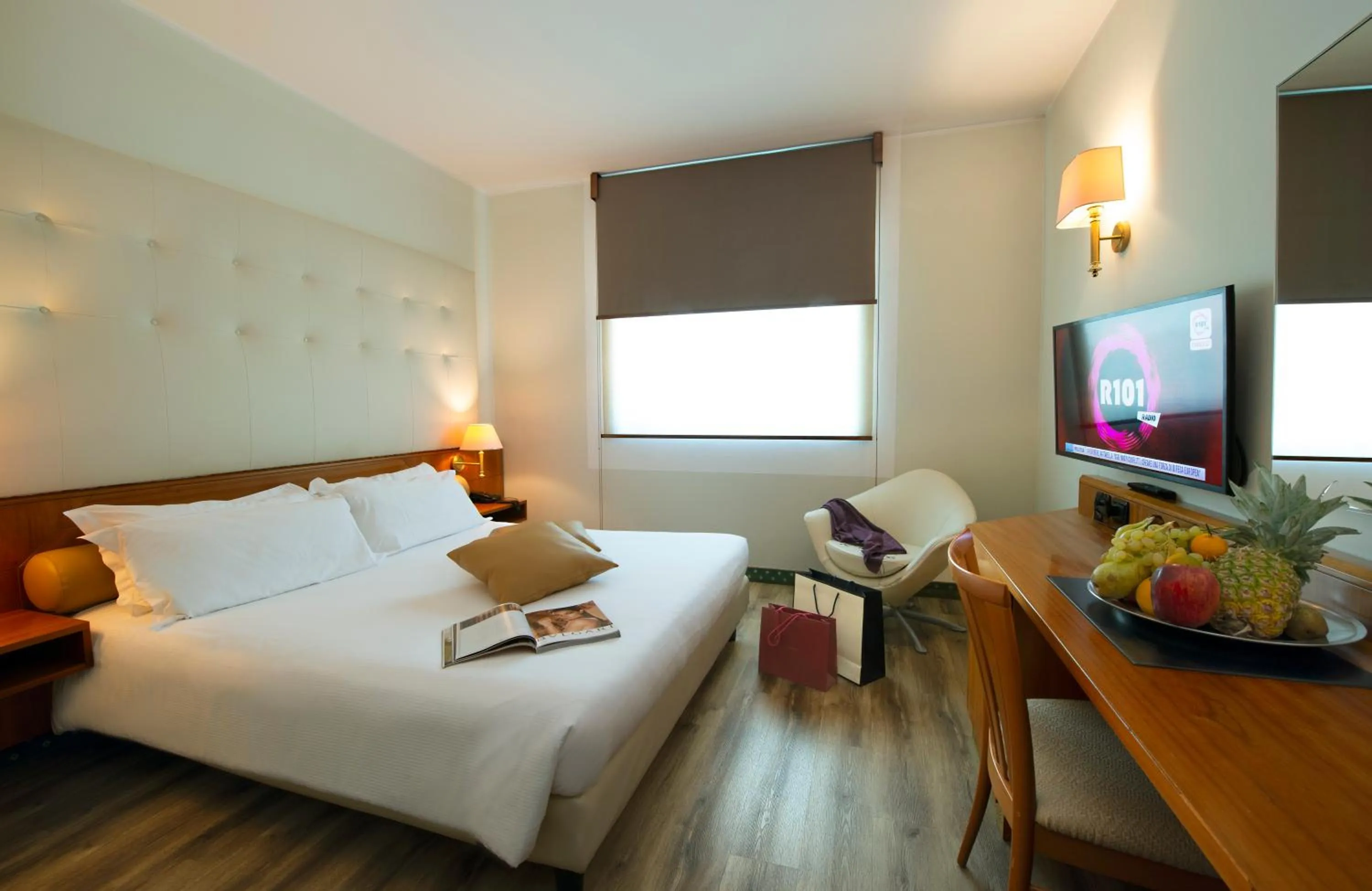 Bed in Castagna Palace Hotel & Restaurant