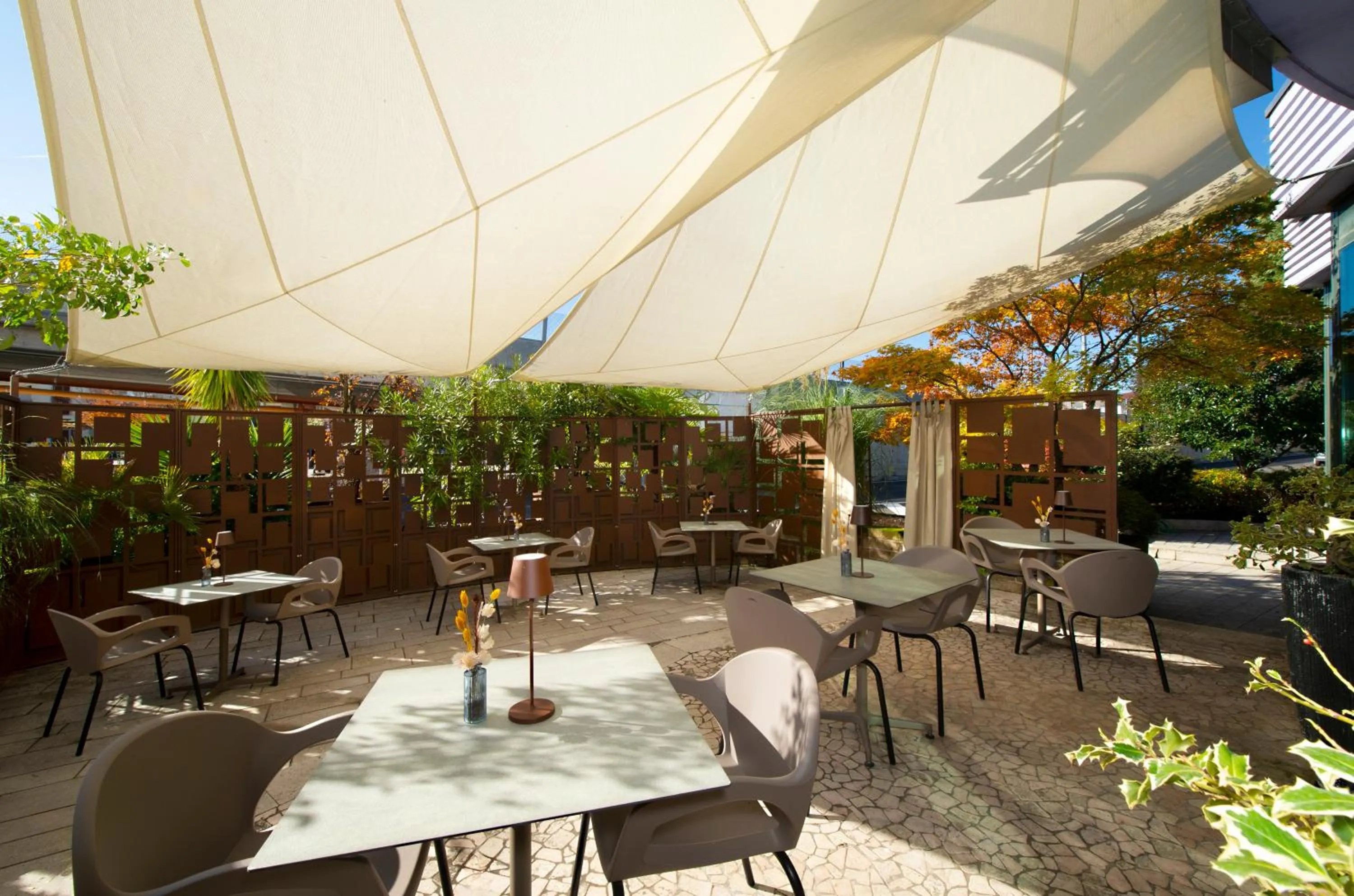 Patio in Castagna Palace Hotel & Restaurant