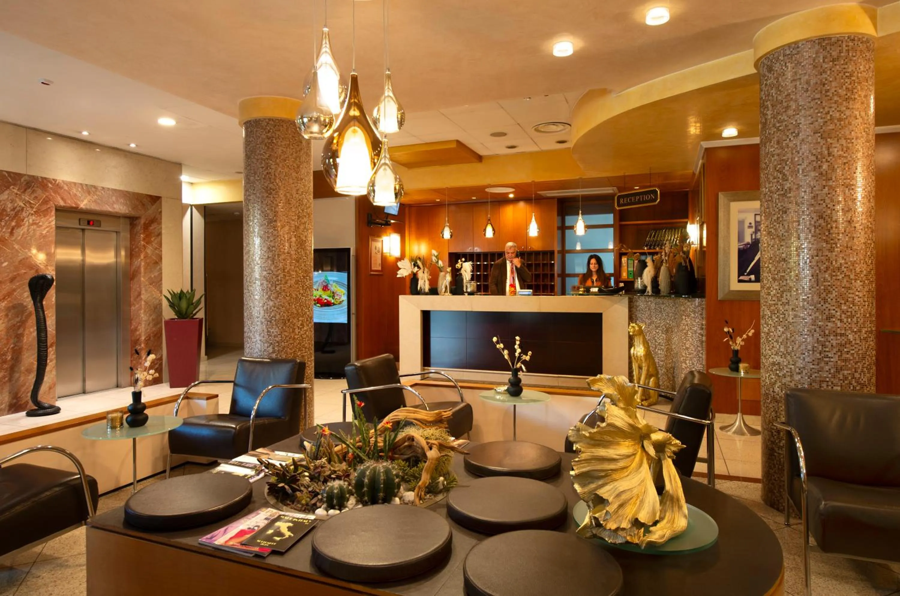 Lobby or reception in Castagna Palace Hotel & Restaurant
