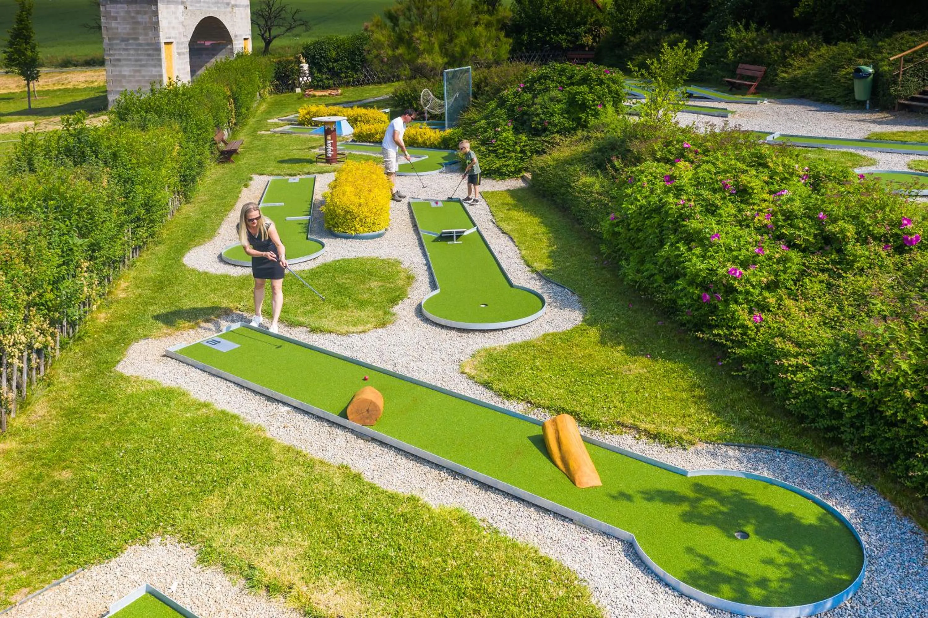 Minigolf in Bukovanský mlýn