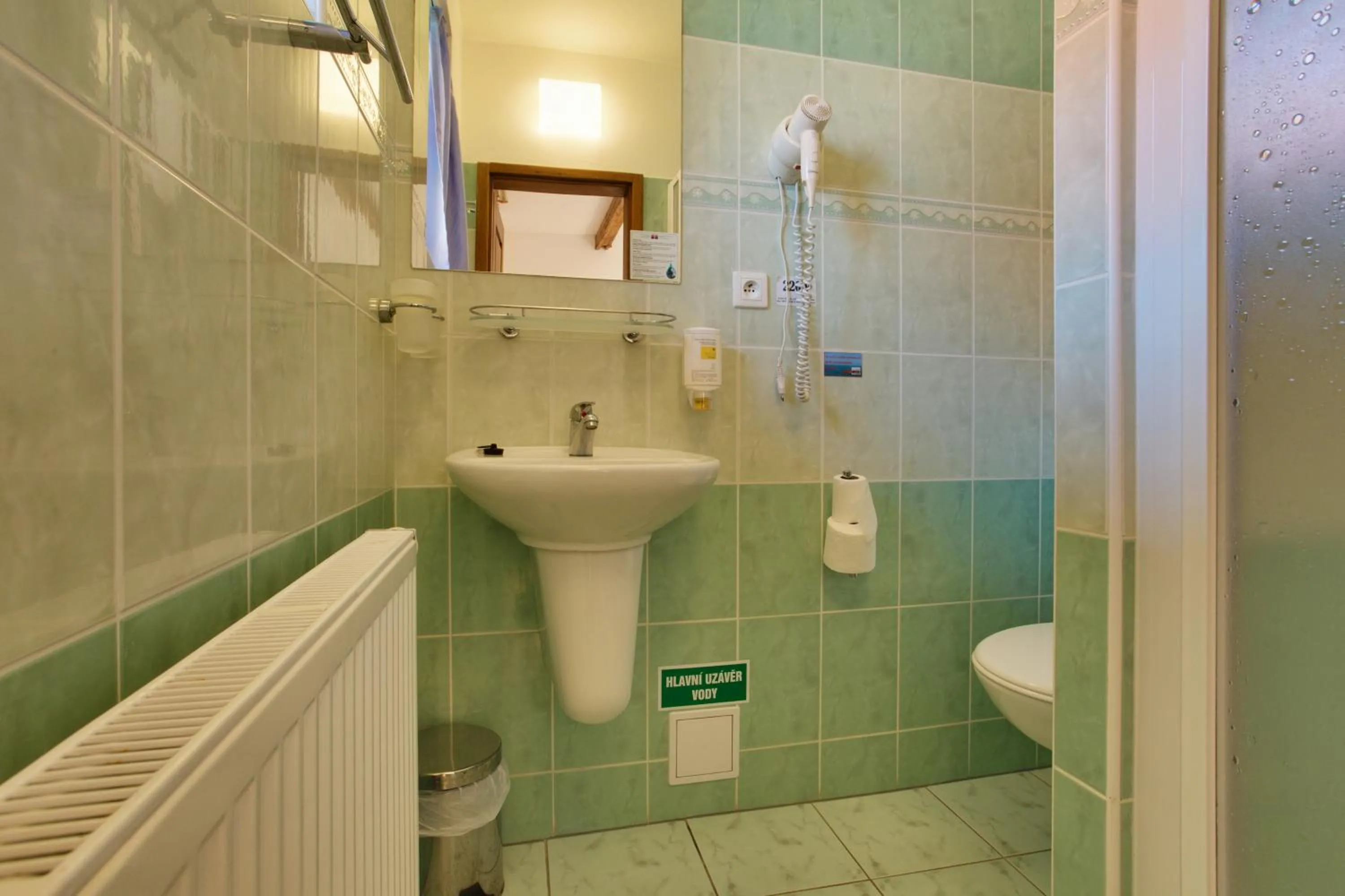 Bathroom in Bukovanský mlýn