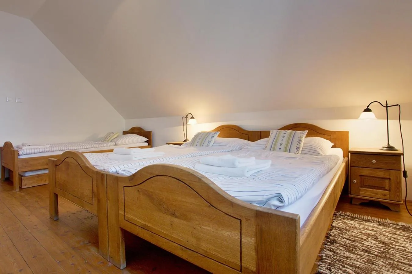 Bedroom, Bed in Bukovanský mlýn