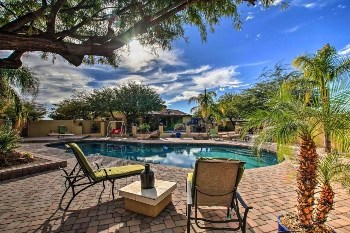 Pool view in Private, Quite Casita , N. Scottsdale area,Private Pool & Patio, Cave Creek Az.