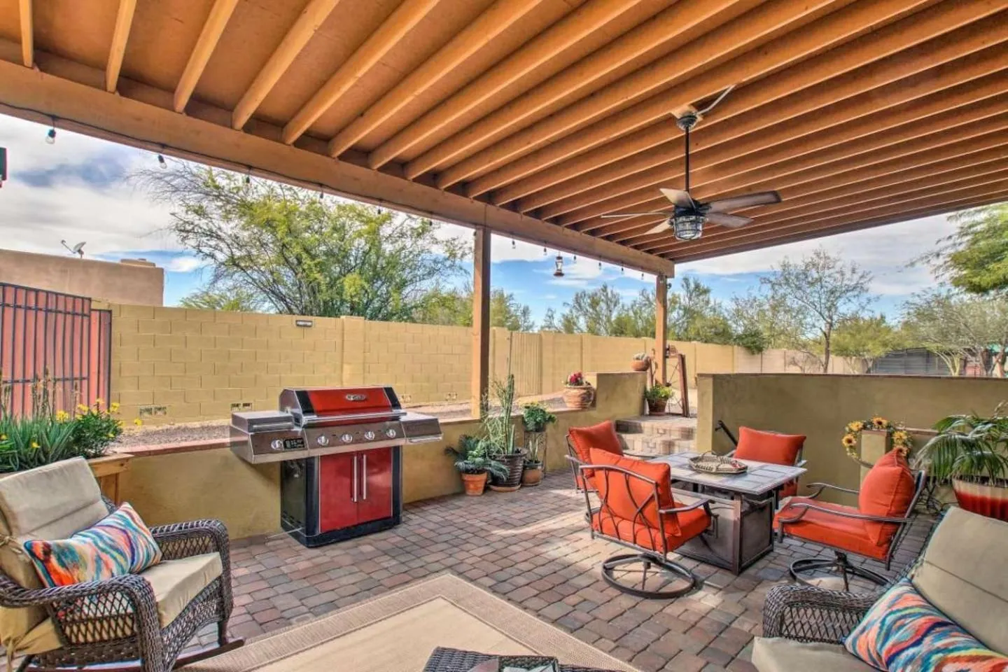 Balcony/Terrace in Private, Quite Casita , N. Scottsdale area,Private Pool & Patio, Cave Creek Az.