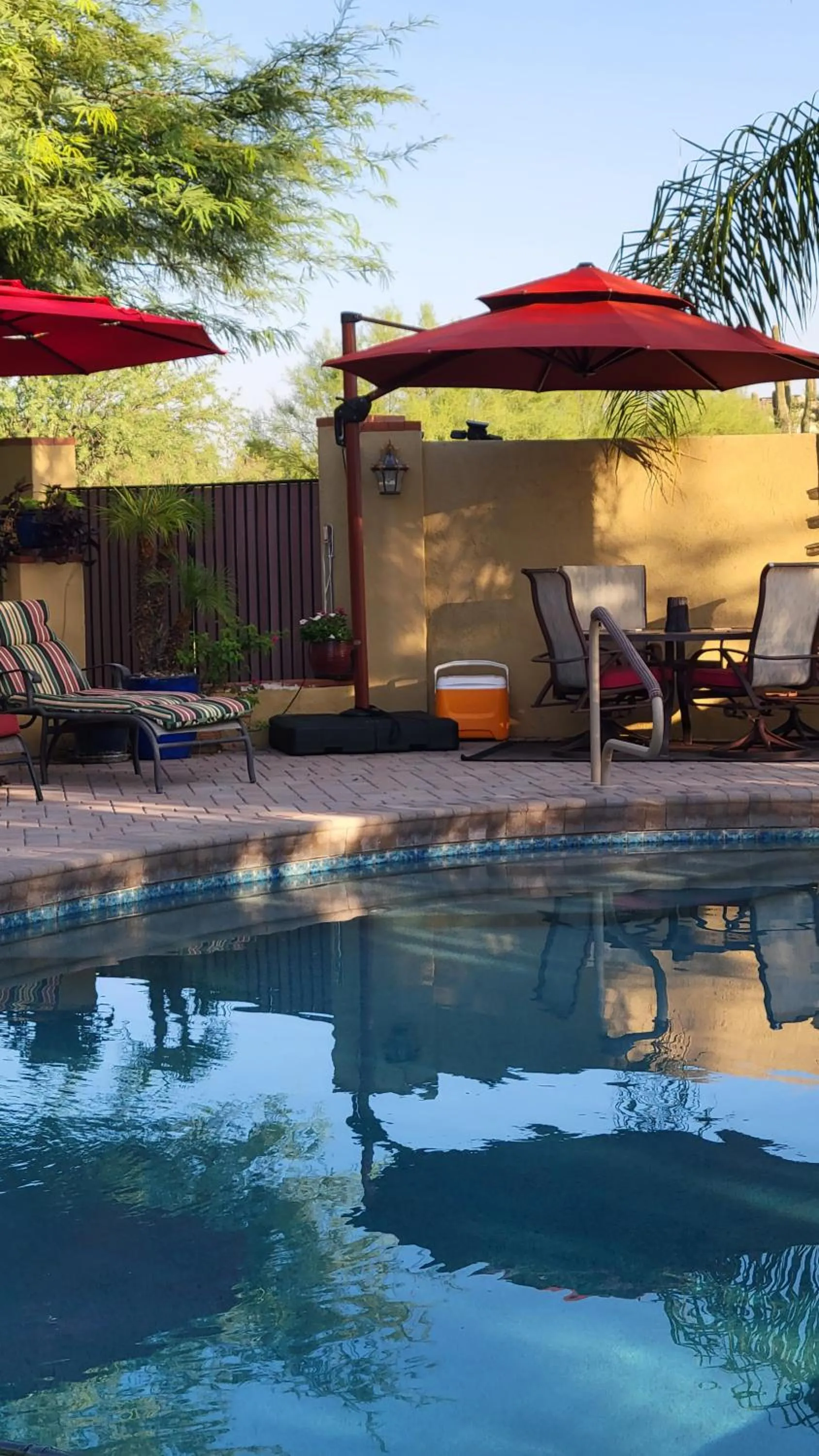 Pool view in Private, Quite Casita , N. Scottsdale area,Private Pool & Patio, Cave Creek Az.