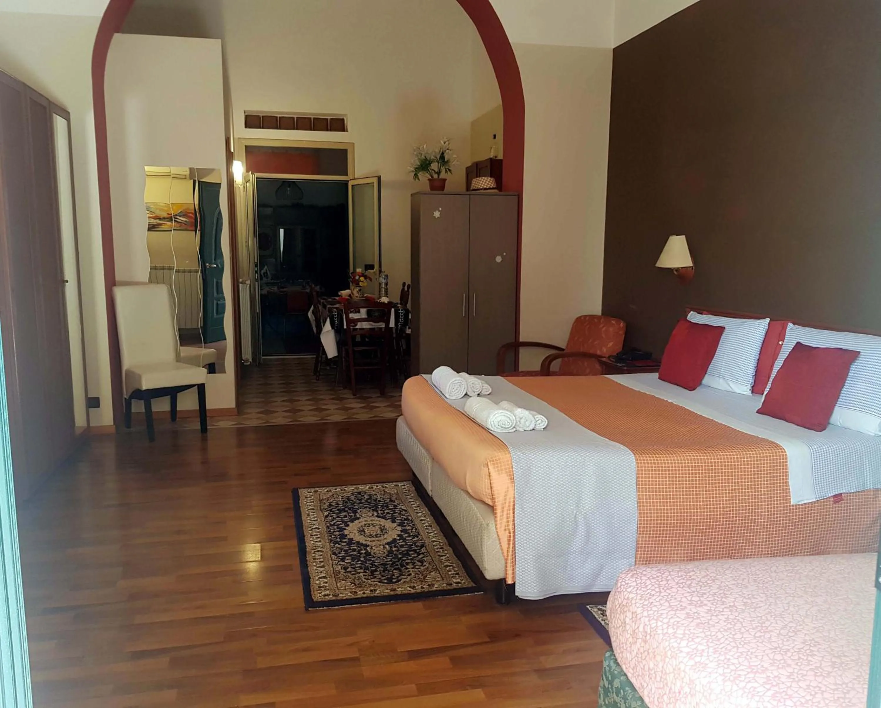 Bedroom in Casa Ròtre in the historic center of Palermo