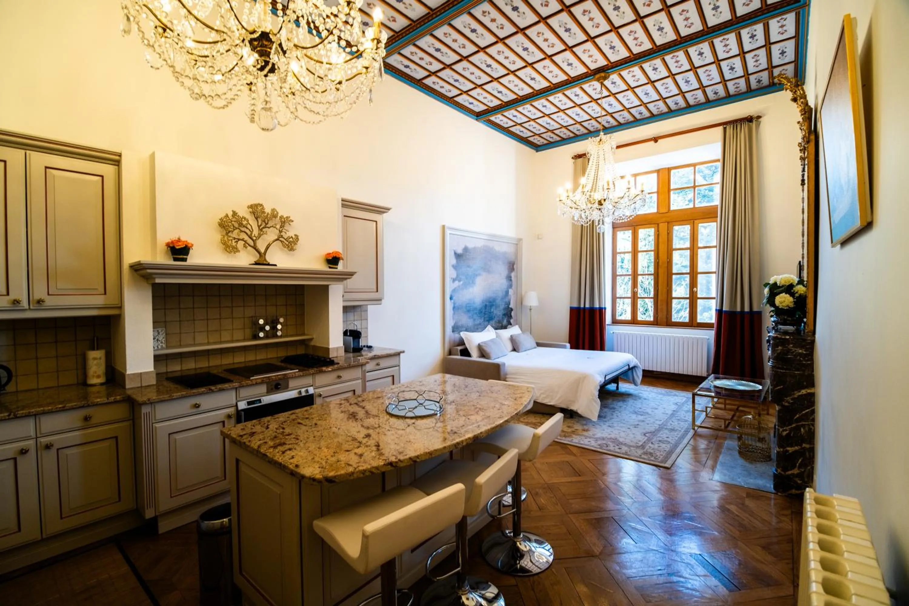 kitchen in Château de Thorens