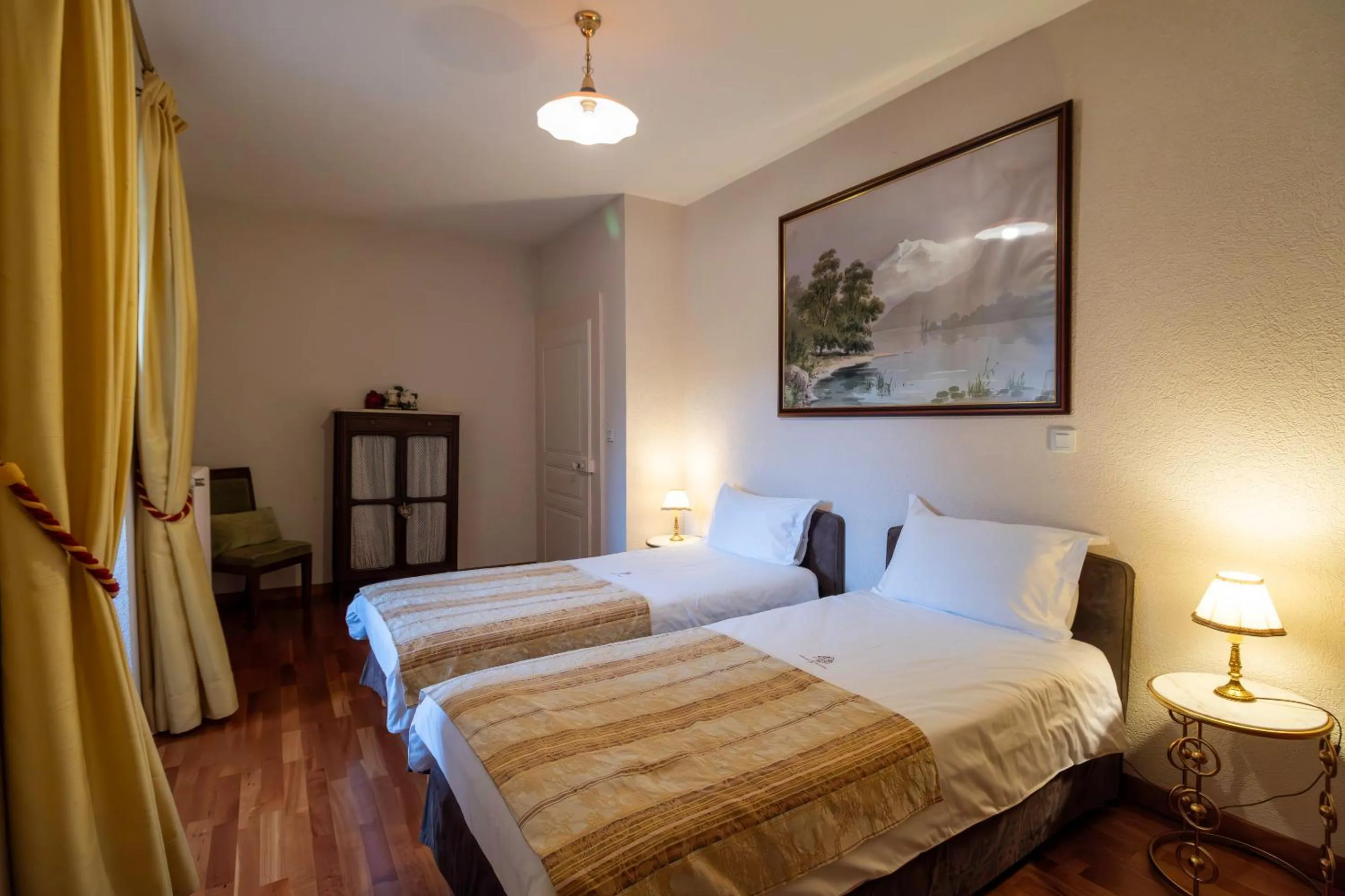 Bed in Château de Thorens